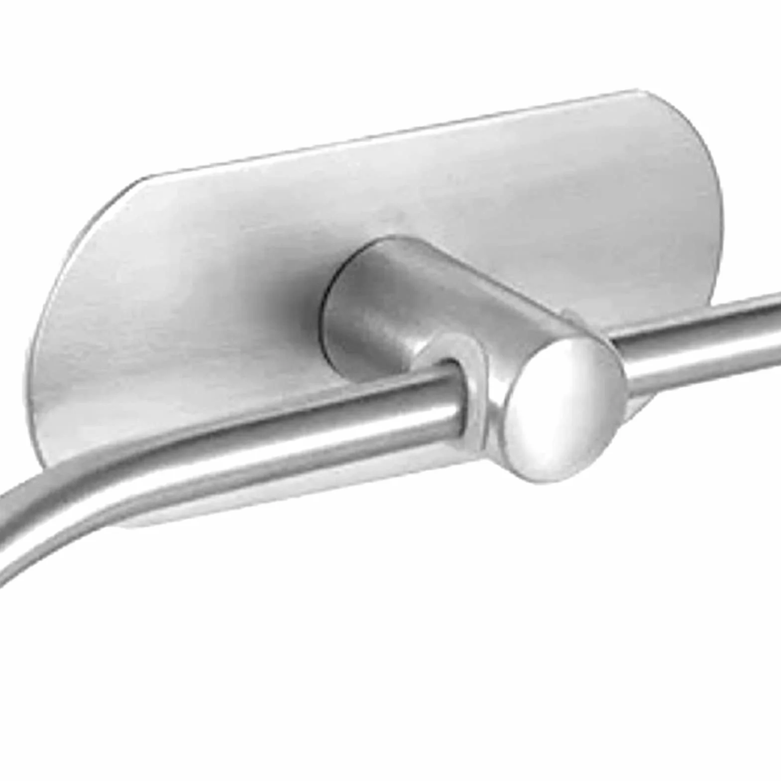 Cyrank Toallero Ovalado sin Taladrar, Colgador Toalla Baño Acero Inoxidable, Anillo Pared Pegar sin Perforación