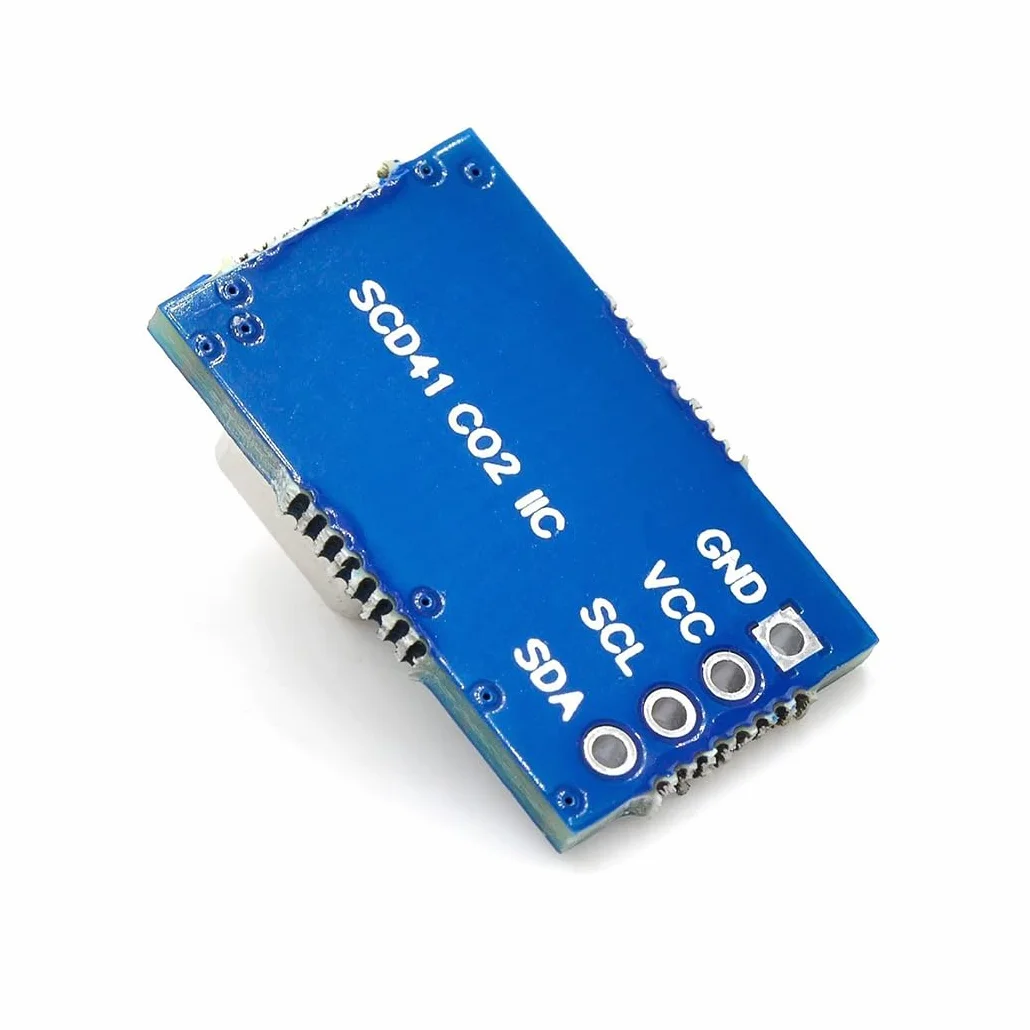 Hailege SCD41 CO2 Sensor de gas de dióxido de carbono Módulo de detección de gas Sensor de monitoreo de temperatura y humedad del aire Comunicación I2C 2.4-5.5V