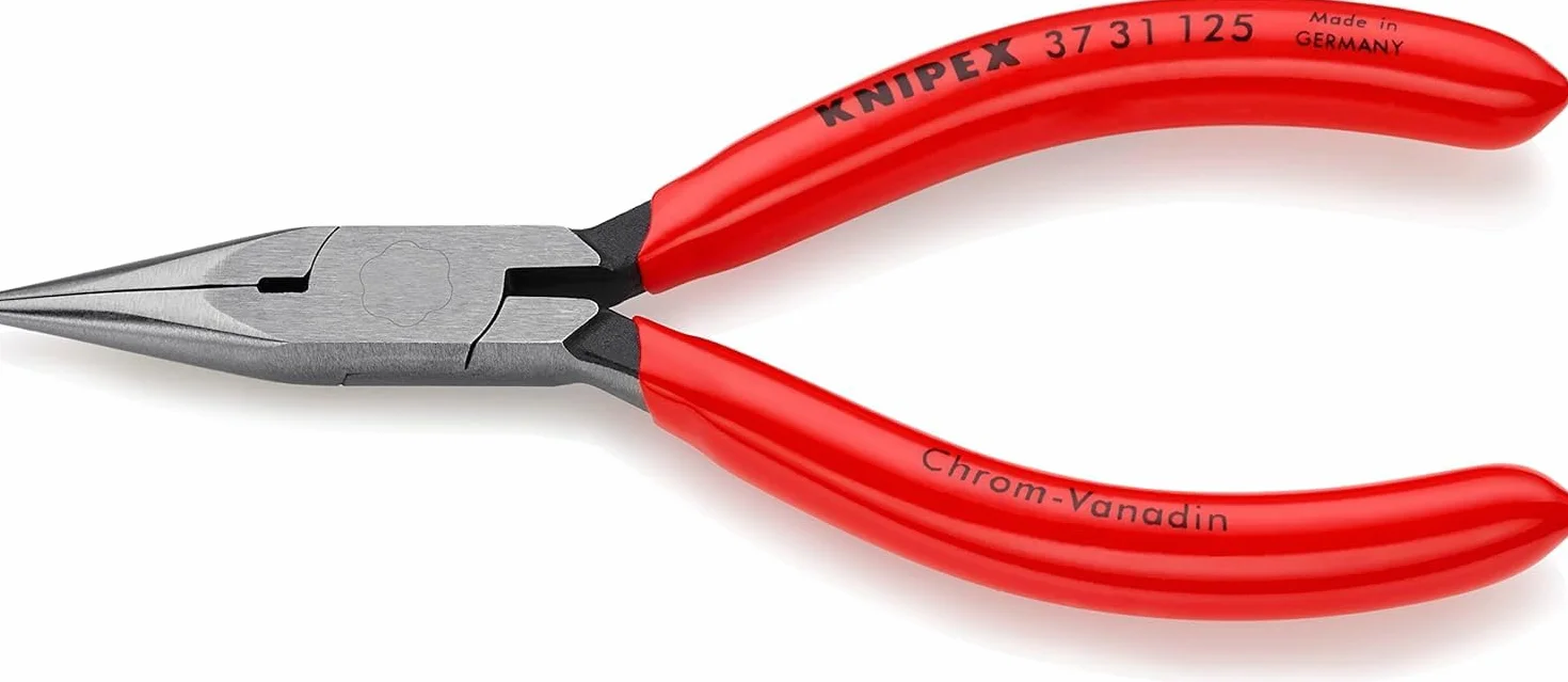 KNIPEX Alicate de presión para mecánica de precisión recubiertos de plástico 125 mm, 37 31 125