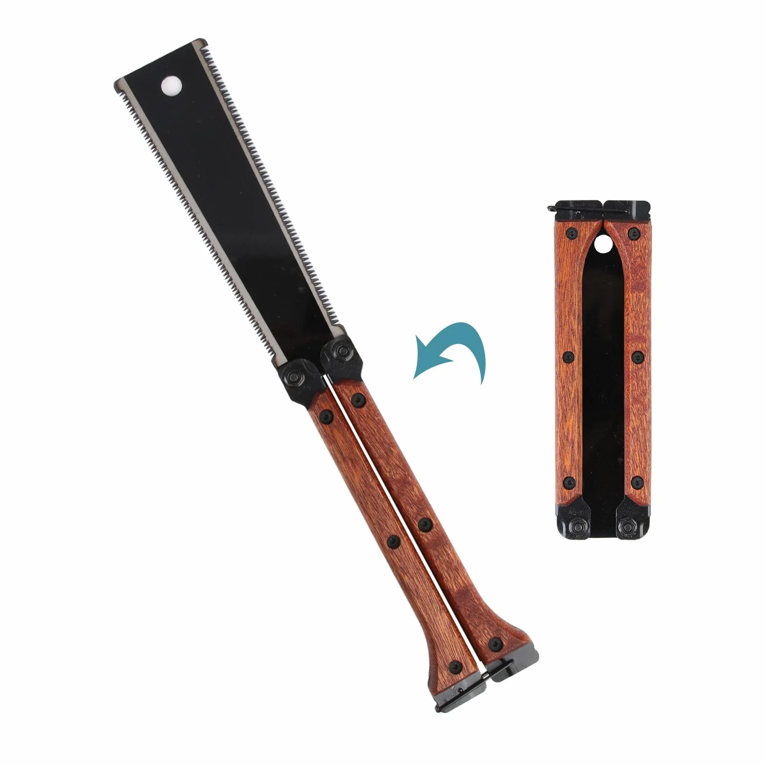 Sierra De Podar Plegable 140mm Doble Filo 12/14 Tpi Acero Al Carbón SK5