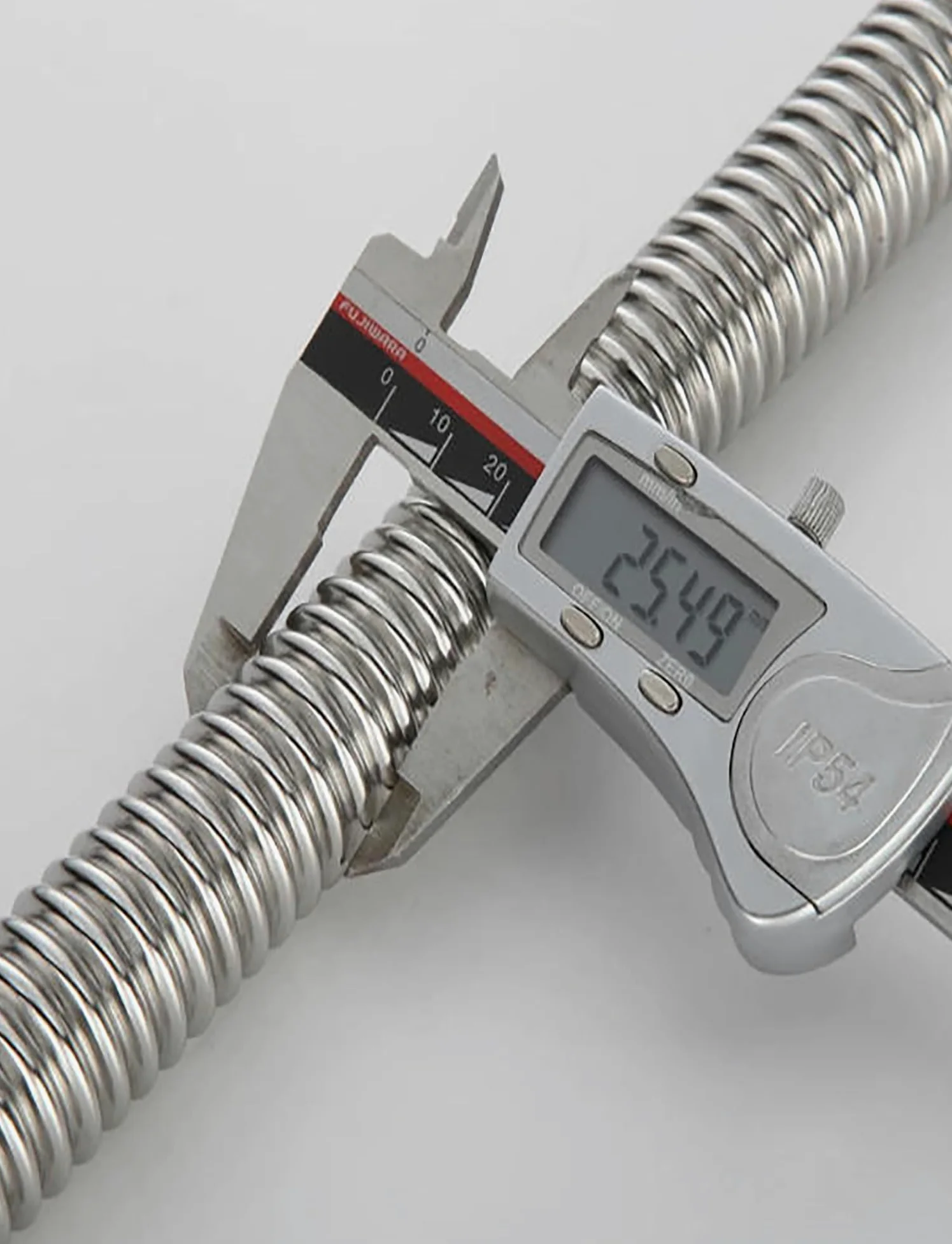 Manguera de metal flexible corrugado de acero inoxidable 304, para tuberías industriales (11.8 pulgadas)