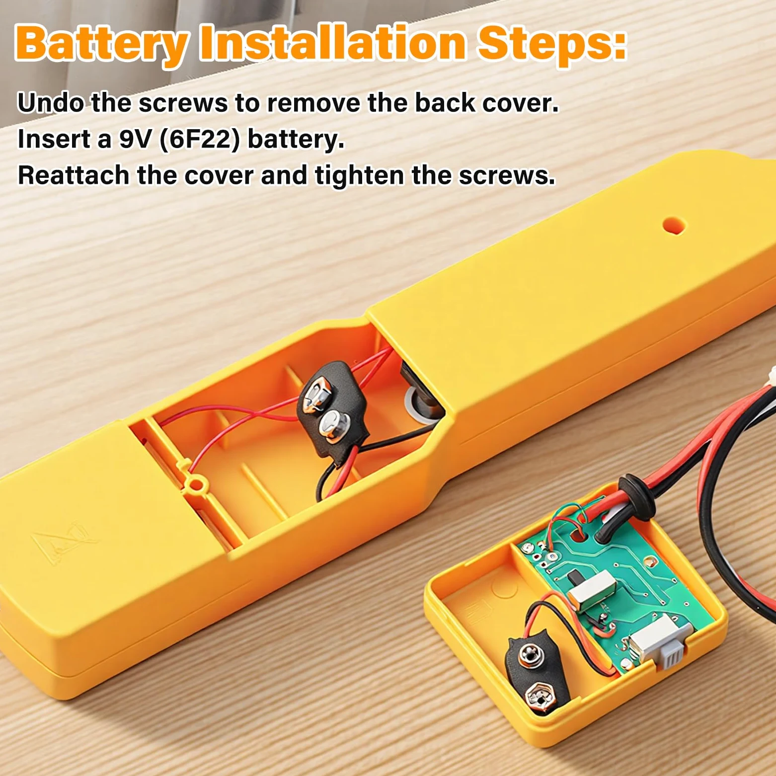 Buscador de cables y comprobador de red Fastsaw Cable Tracker con generador de sonido y sondas para pruebas de continuidad, seguimiento de cables y prueba de línea telefónica, incluye