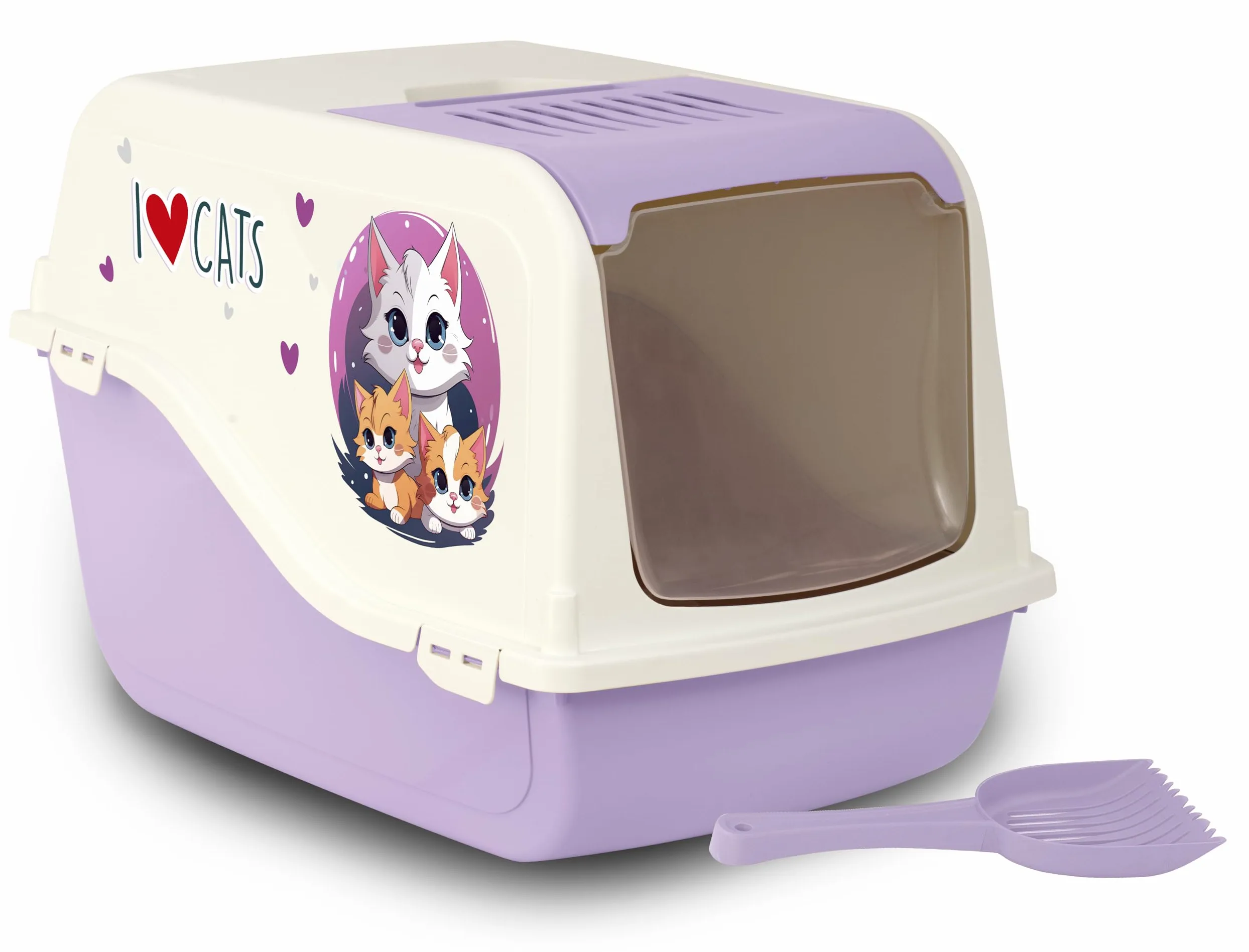 MP Bergamo- Toilette Arile Decal con Filtro Color Lilla