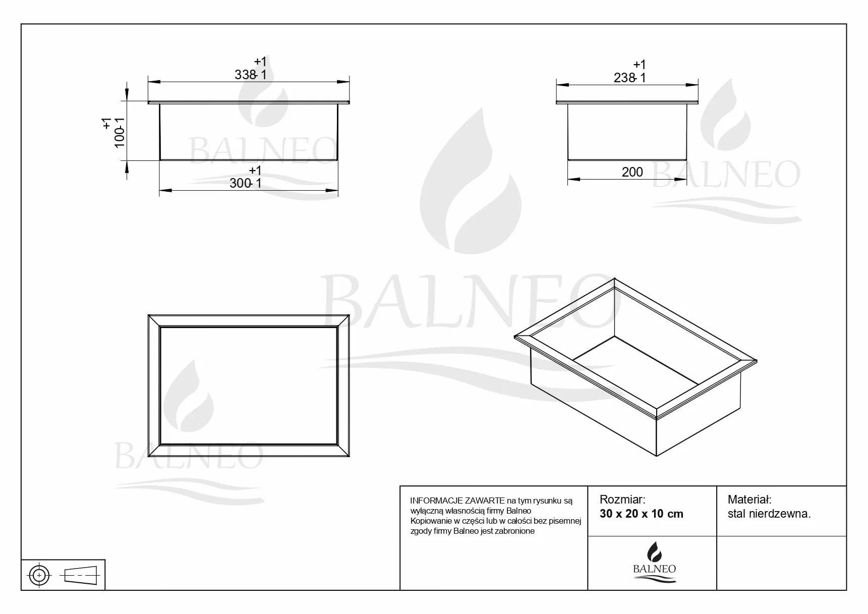 Wall-Box ONE Nicho de Ducha Blanco 30x20x10cm Impermeable
