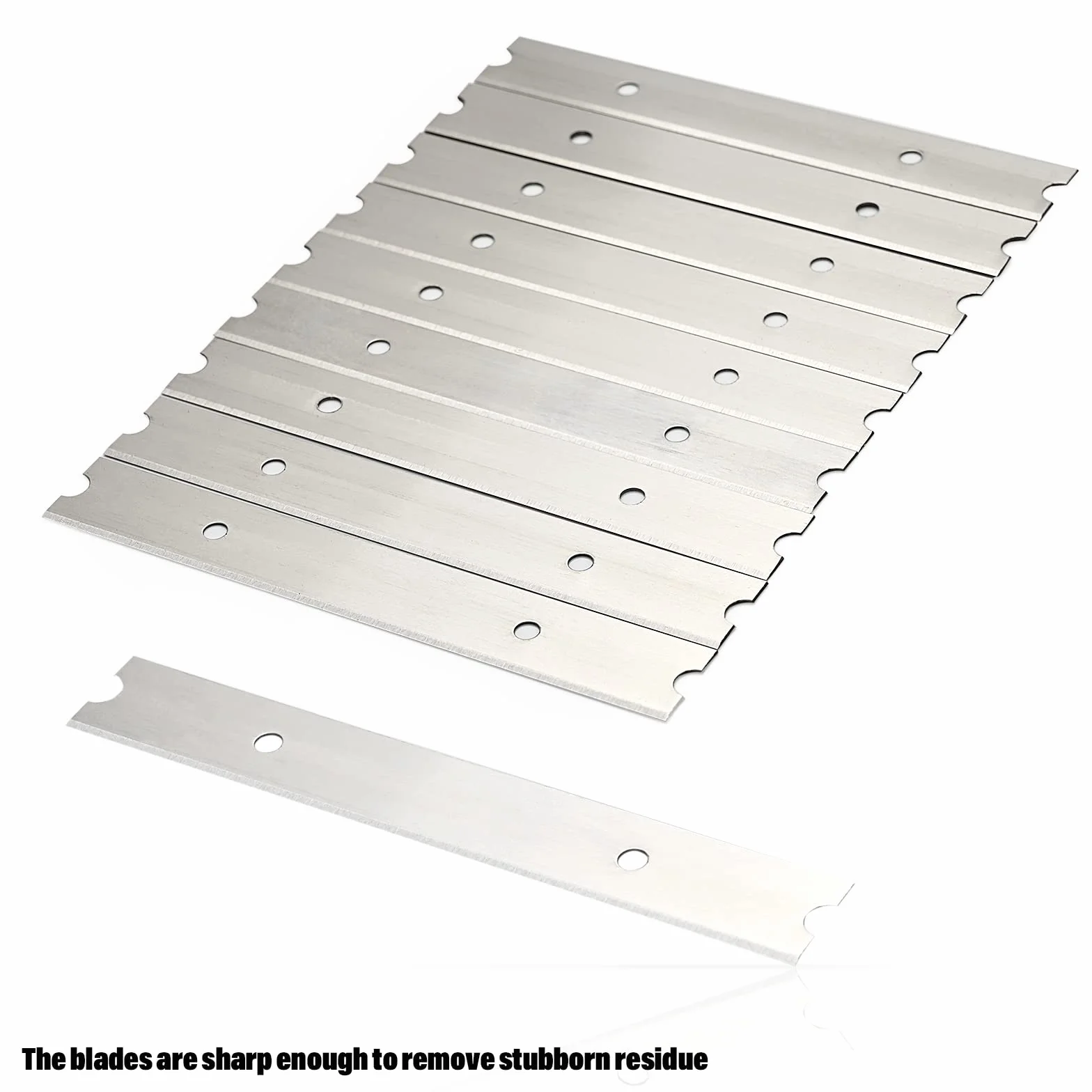 EHDIS 50 Piezas Cuchillas para Rasqueta, para ventana de vidrio, Parabrisas, Granito, Limpieza de paredes Herramienta de mano, 100mm