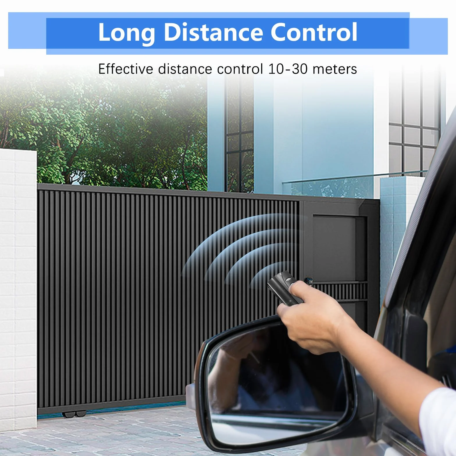 Mando a Distancia Only Compatible con PUJOL Vario,3 Canales Mando a Distancia de Garaje,Rolling Code(2 Unidades)