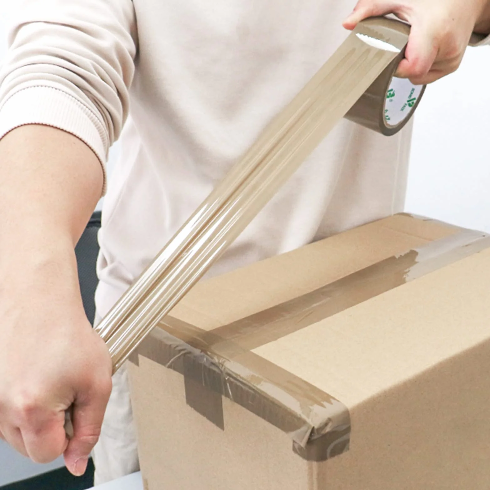 BOMEI PACK 3 Rollos 48mmx66m Marrón Cinta Adhesiva de Embalar para Embalaje de Cajas de Cartón de Envíos y Mudanzas. Precinto para Empaquetados Resistentes (brown)