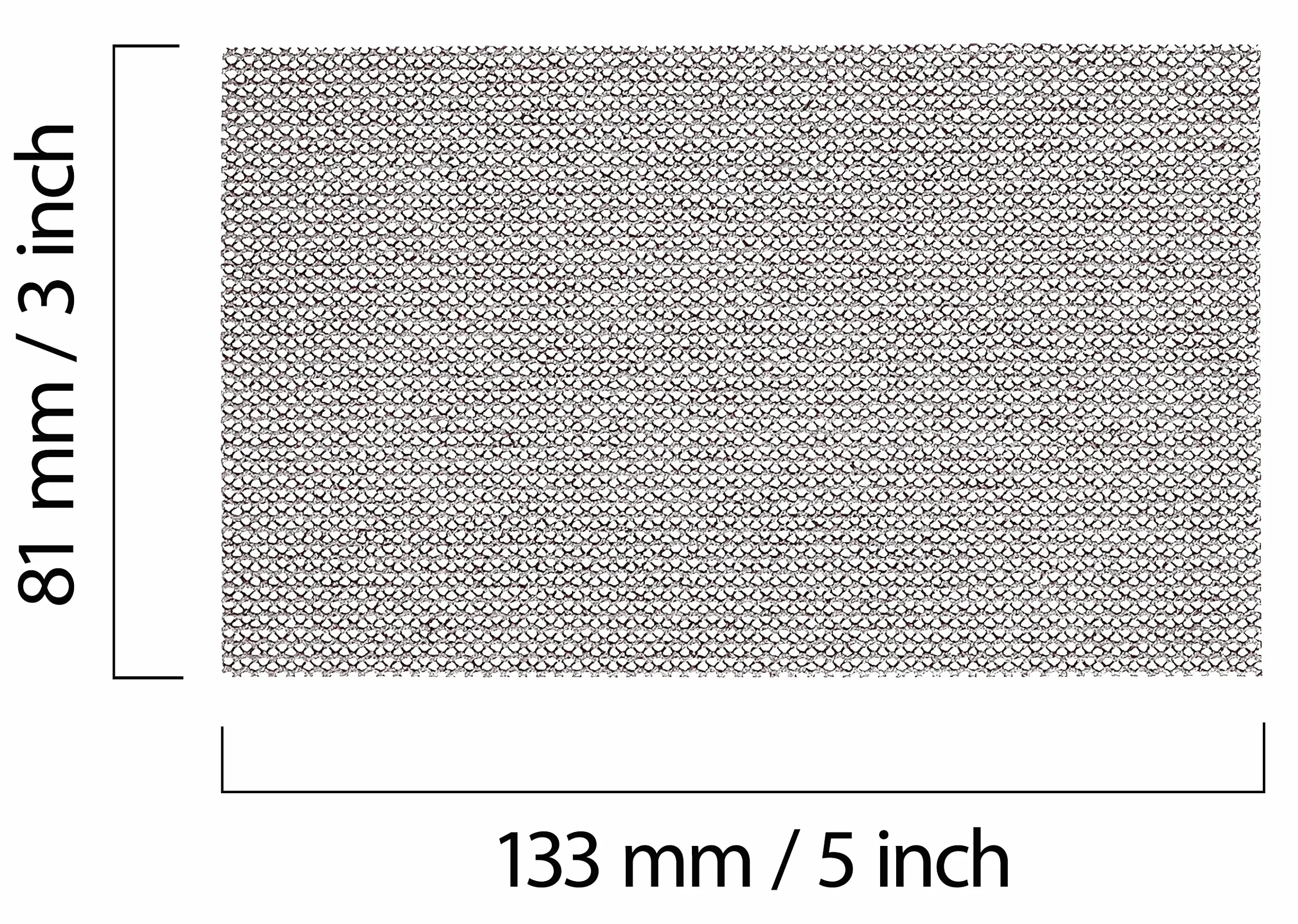 Mirka Abranet tiras de lijado de malla 81x133 mm cierre adhesivo/grano P320 / 50 piezas/para lijar madera, masilla, barniz, plástico / 5417805032