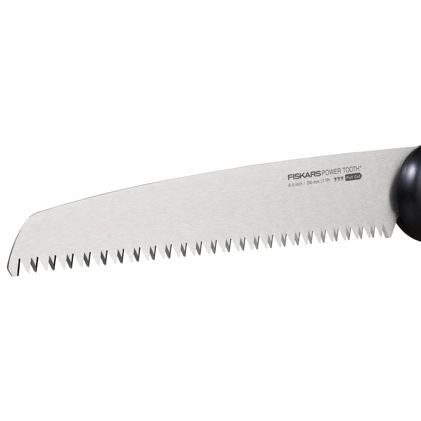 Fiskars Sierra plegable Plus 15 cm Power Tooth Negro/Naranja