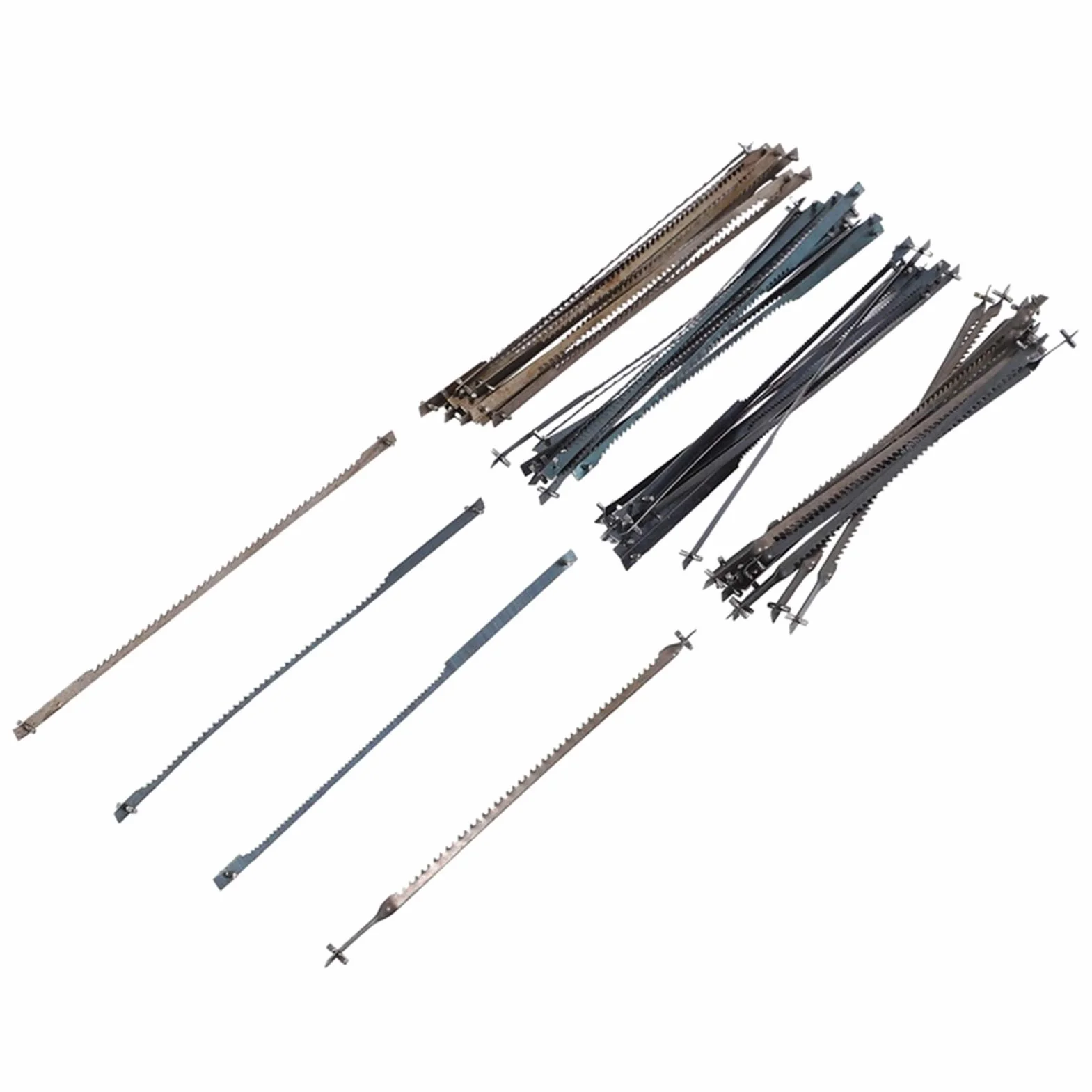 48pcs 4 Pulgadas 105 mm Pinned Scroll Sierra Hoja de Corte de Madera para Dremel Moto Sierra