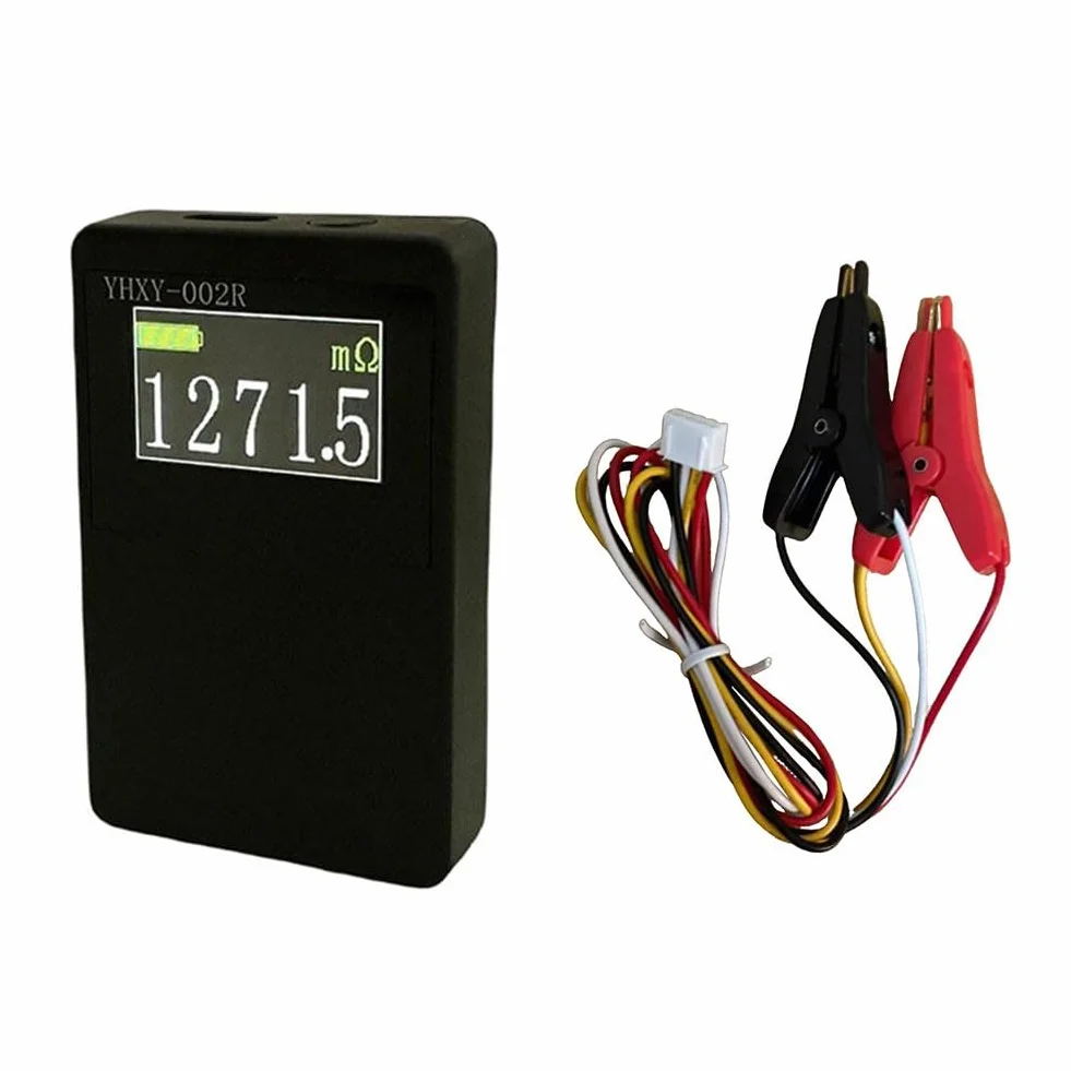 Miliohmímetro CC Probador de Resistencia Kelvin 4 Cables 0.0001-20 Ohmios LCD