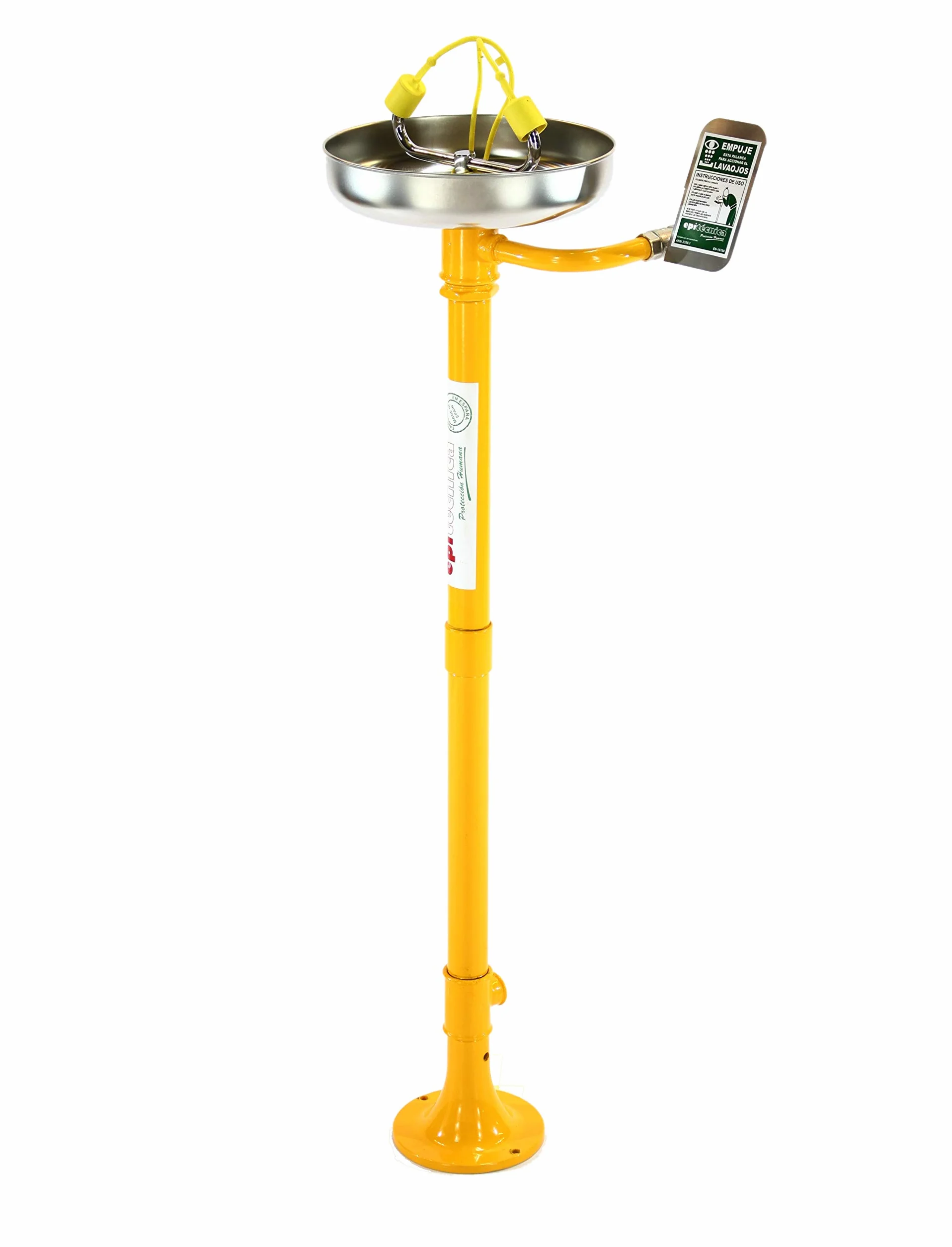 Lavaojos de pedestal con fijación al suelo, homologado Mod. 6023BAS EPITECNICA
