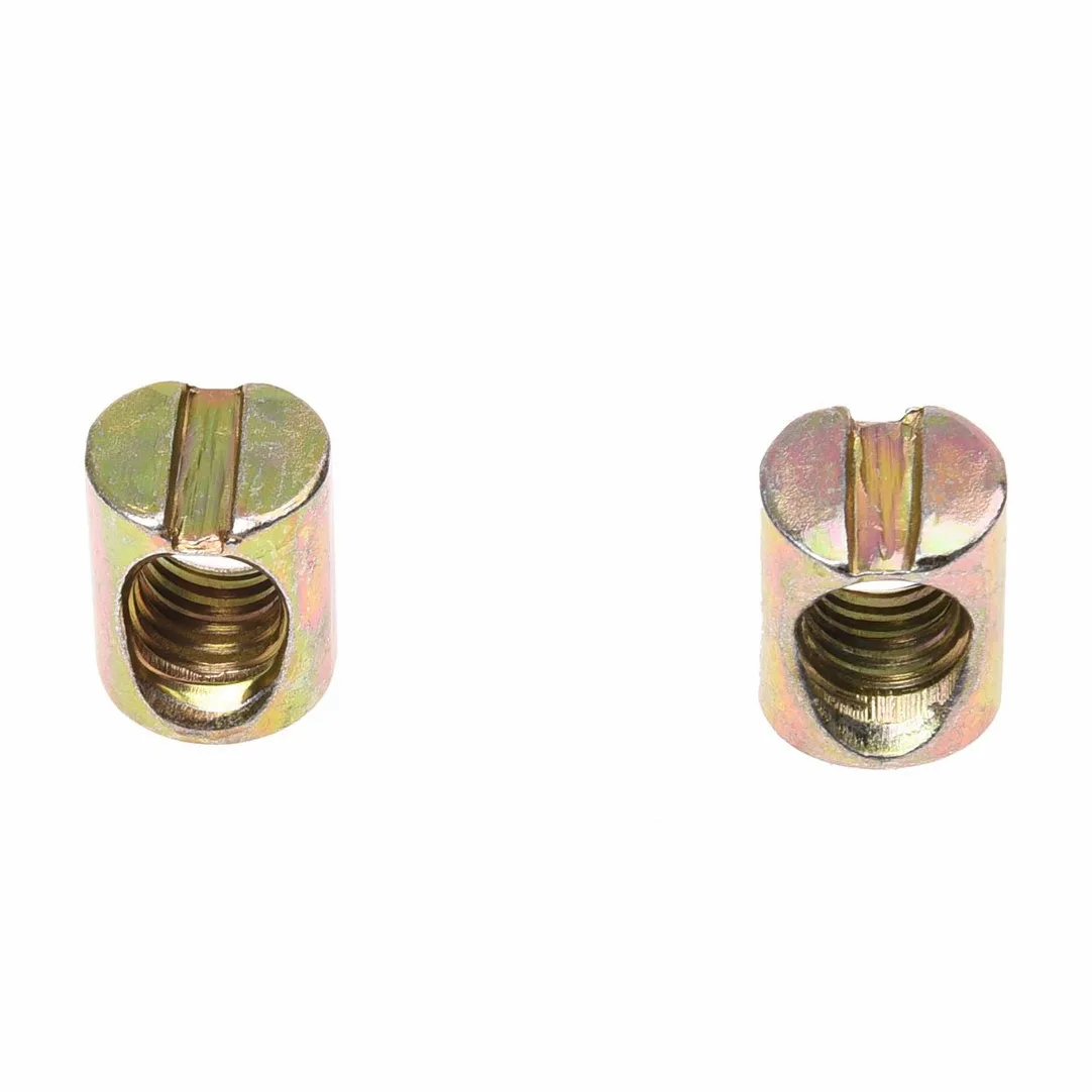 10 tornillos de barril M8 ranurados para muebles, para , sillas de cuna