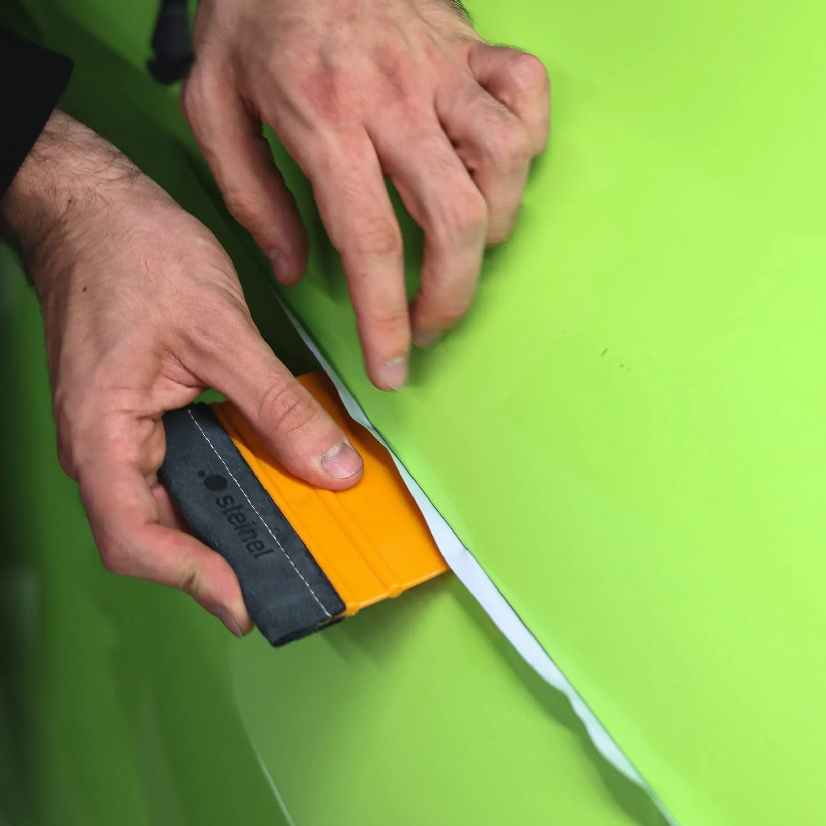 Steinel Kit de 2 espátulas de con bordes Alcantara, máxima capacidad de deslizamiento, alta estabilidad y flexibilidad