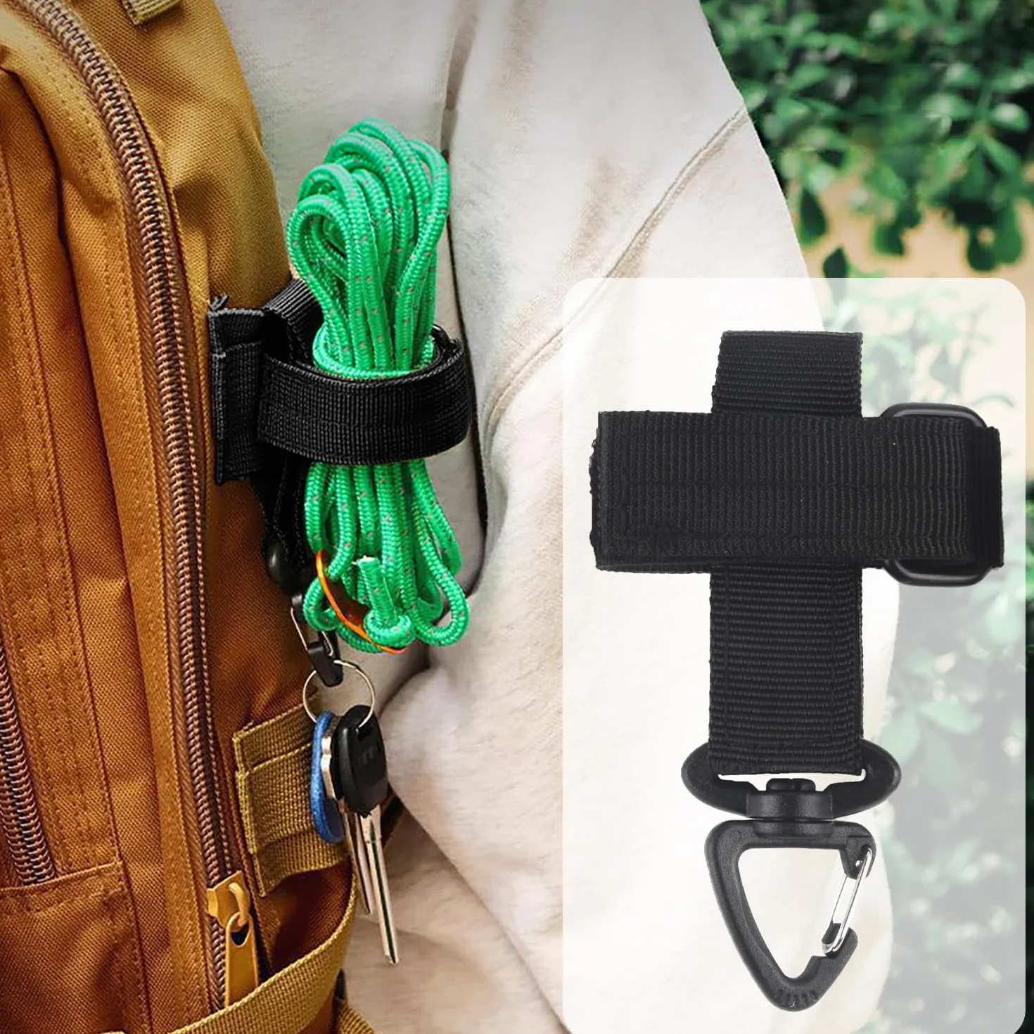 Soporte para Guantes 2 Piezas, Portaguantes Cinturón, Pinza Multiusos para Jardines y Obras