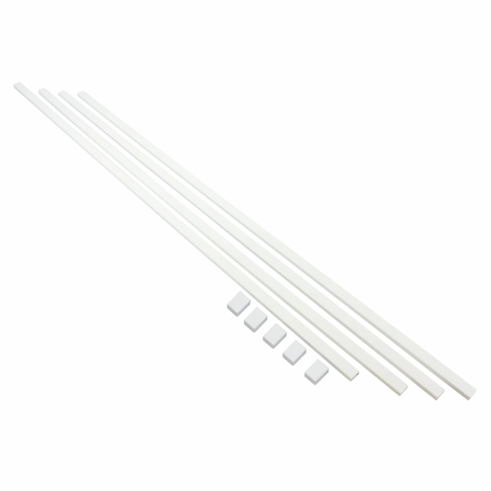 FAMATEL Minicanal 10x30 mm Tiras 2m Gris Blanco