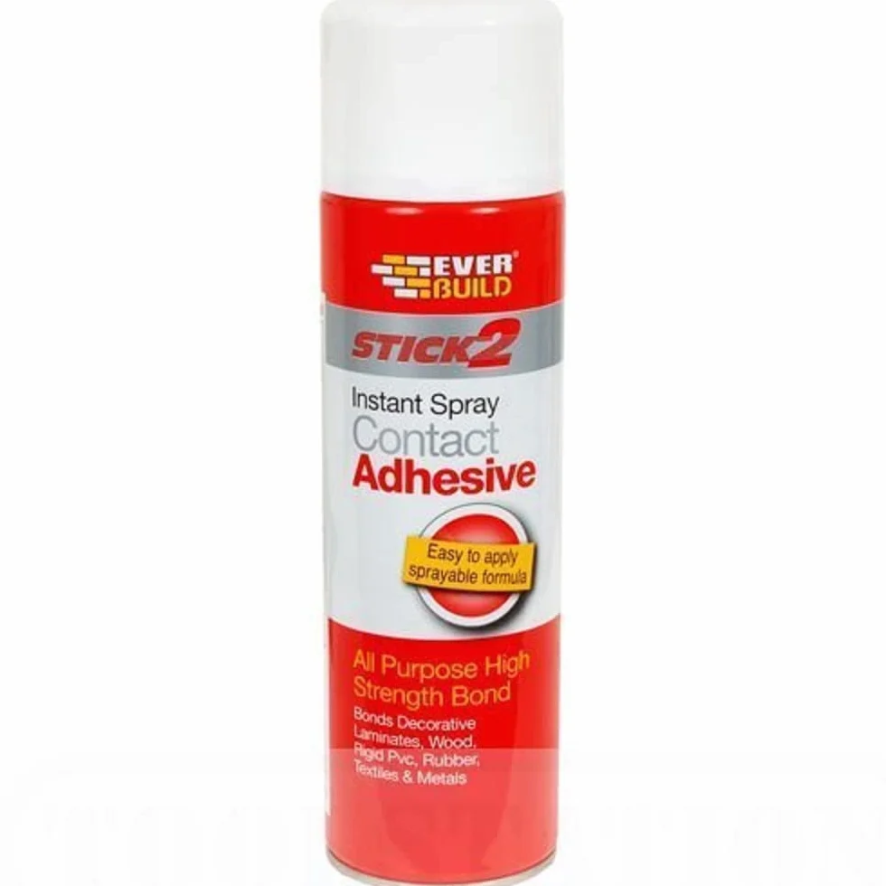 Everbuild EVBCONSPRAY5 - Conspray5 Palillo De 2 Spray Adhesivo De Contacto 500 Ml
