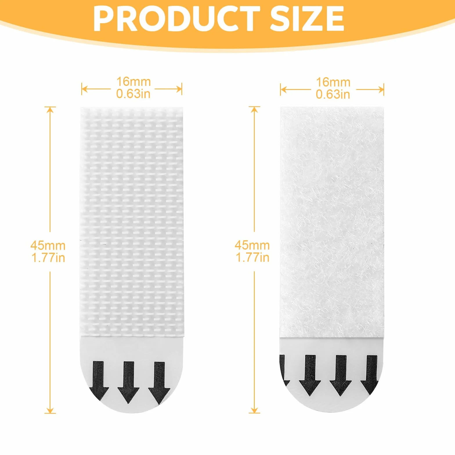 Tiras pequeñas para colgar cuadros resistentes, 40 pares (80 tiras) para colgar cuadros sin clavos, calcomanías para marco de fotos para pared, colgar fotos sin clavos, tiras de montaje de repuesto