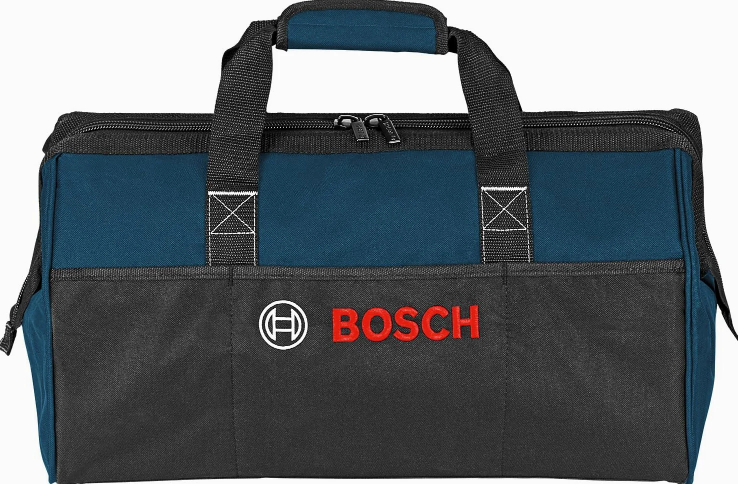 Bosch Professional Bolsa de herramientas (mediana, poliéster resistente 600D, cremalleras fuertes, diseño amplio de 480x280x300 mm, apertura grande de 180 grados)