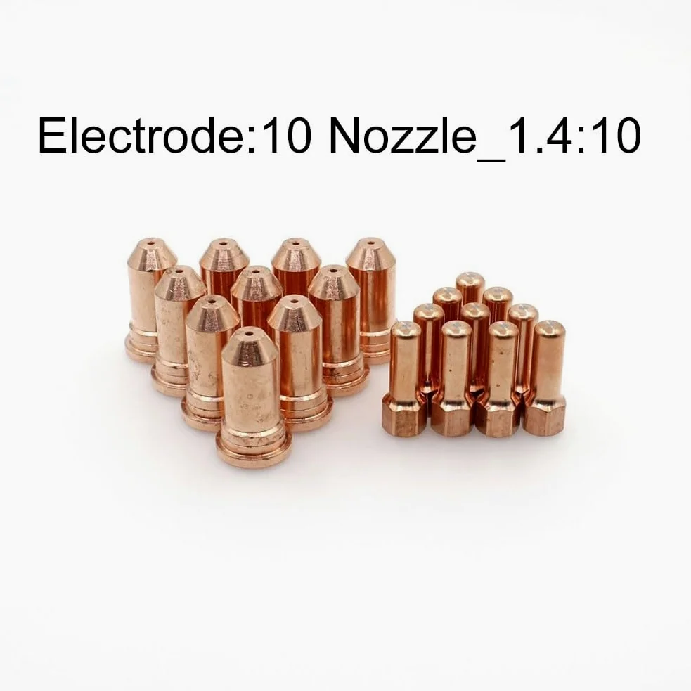 Electrodo de corte de plasma 52556 punta 51248 para linterna PT-100 IPT-100, accesorio de corte por plasma (1,4 mm)