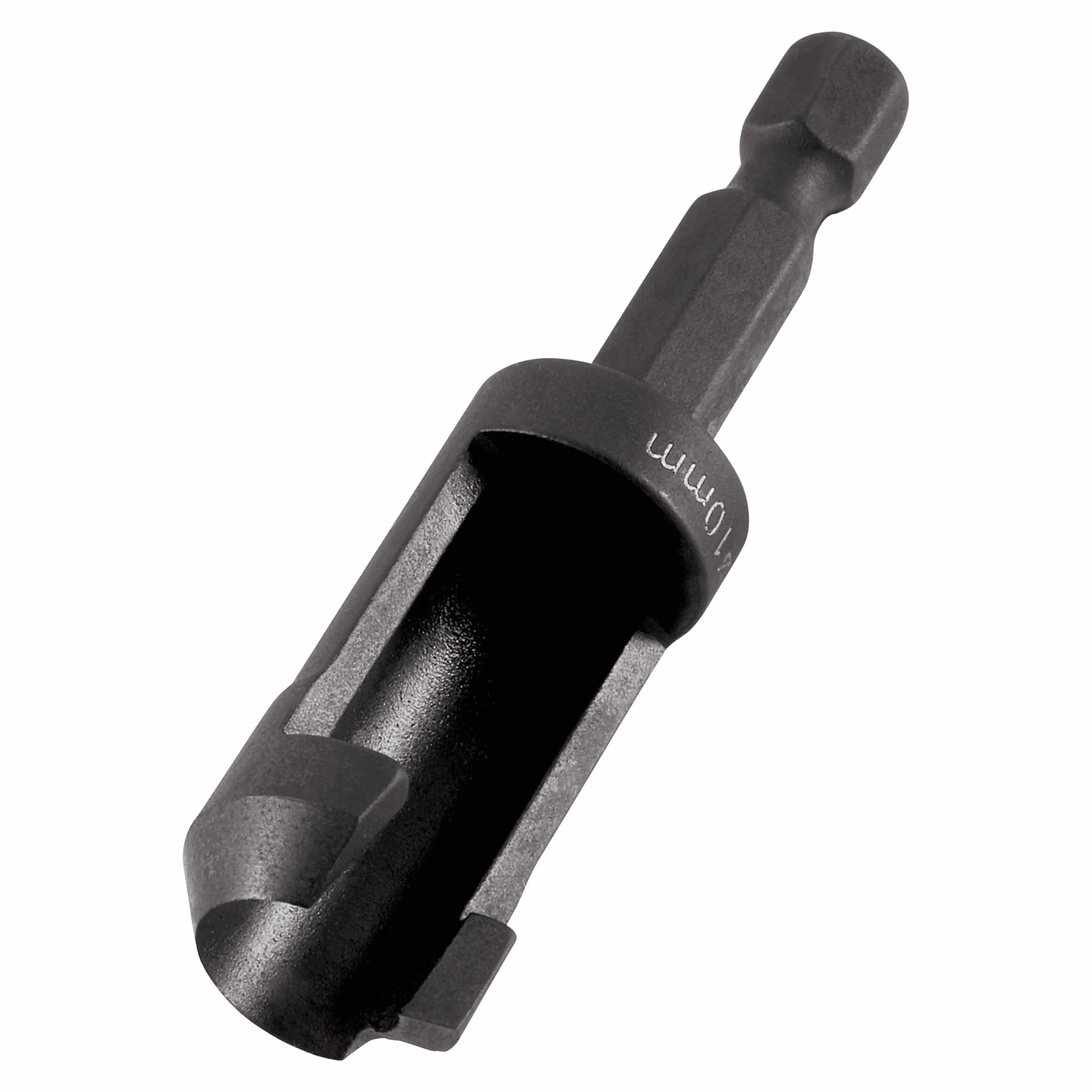 Trend Snappy Cortador de Tapones de Tubo de 10mm para Tapones de Madera Perfectos, Compatible con Sistema de Taladro de Liberación Rápida, SNAP/PC/10T