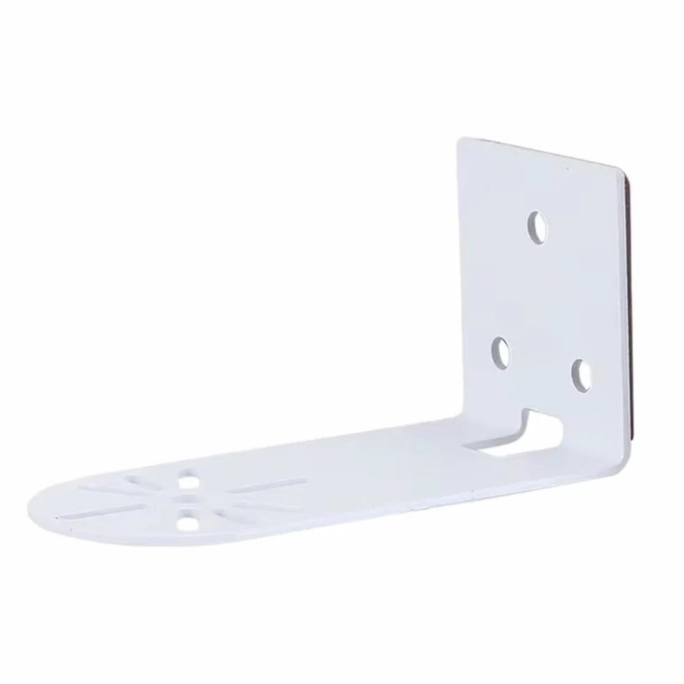 Soporte de montaje en forma de L fabricado con hierro para cámaras PTZ con diseño de base de pegamento para una instalación limpia en la pared