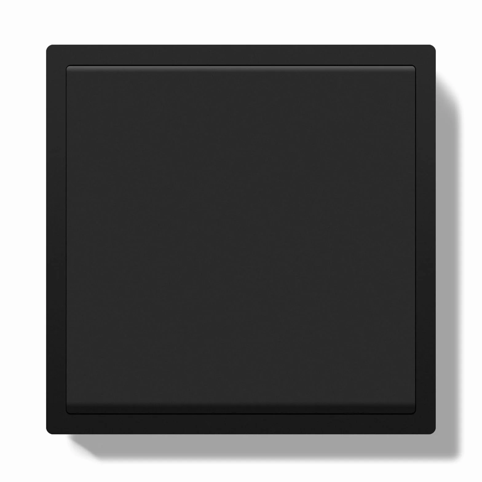 BSEED Interruptor de Pared 1 Gang 3 Vías Negro 80x80mm 16A Empotrado Panel de Plástico sin Tornillos