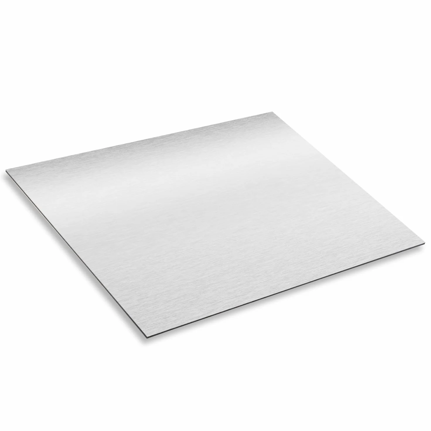 I Placa compuesta de aluminio cepillado plateado I 60 x 40 cm I 3 mm I resistente a la intemperie I para modelismo I construcción de stands I señalización I bricolaje I AZ116