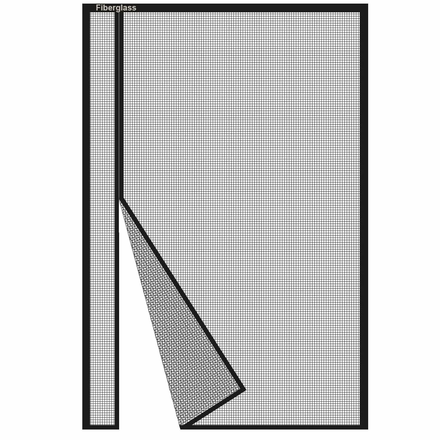 Risareyi Mosquitera Puerta Magnetica 90x200cm, Apertura Lateral Cortina Magnética Puerta Exterior Corredera para Balcon, Mosquitera con Imanes de Malla de Fibra de Vidrio Antimosquitos, Negro