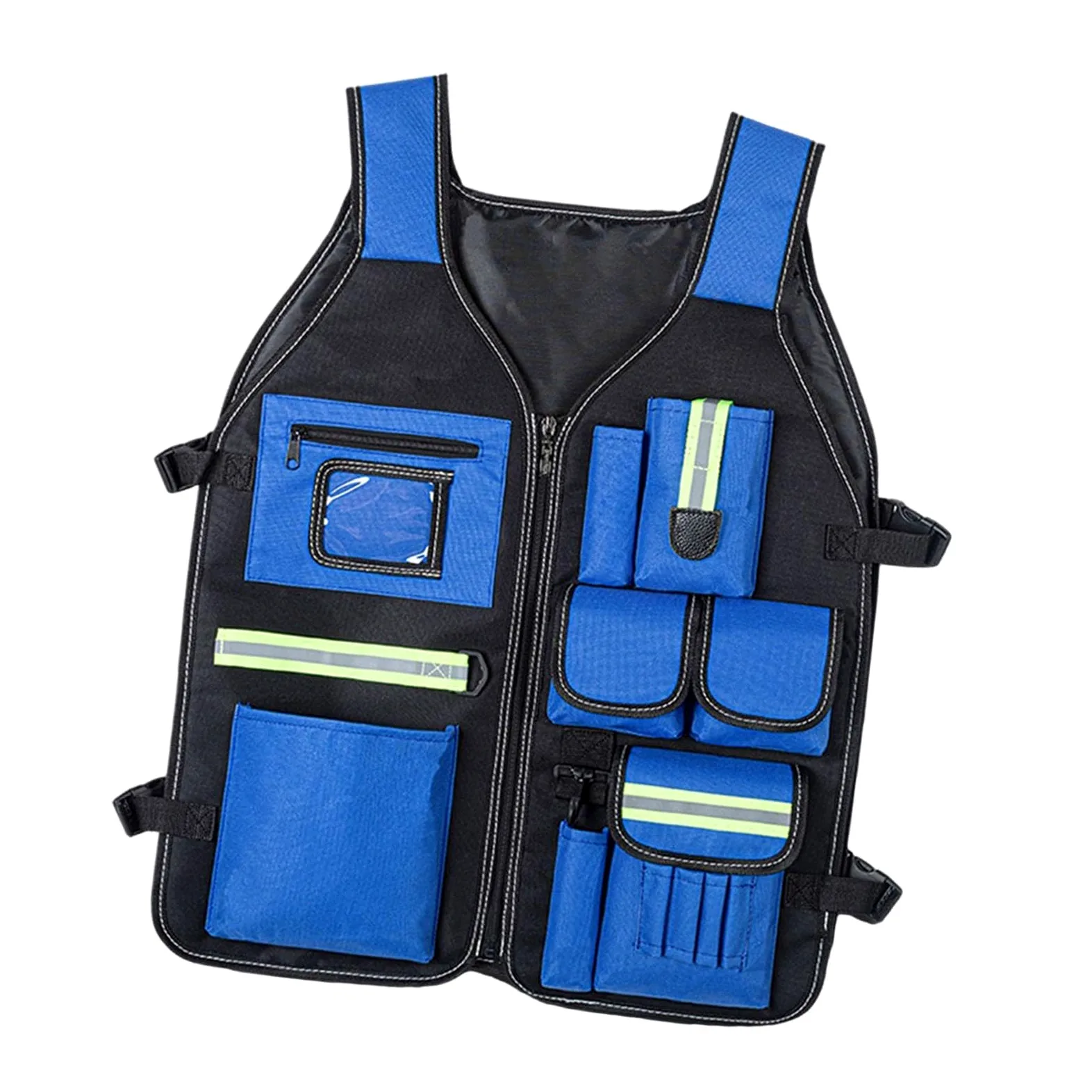 Chaleco Portaherramientas para Hombre, Práctico, de Calidad, Multiusos, Reflectante, Organizador de Herramientas, Ropa de Trabajo P