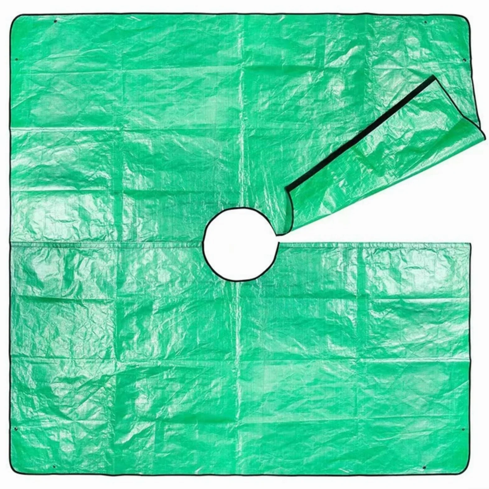 Manta de jardín para hojas para limpieza al aire libre después de podar árboles, arbustos y recoger hojas caídas y pequeños desechos de jardín (3 x 3 m/40 cm)