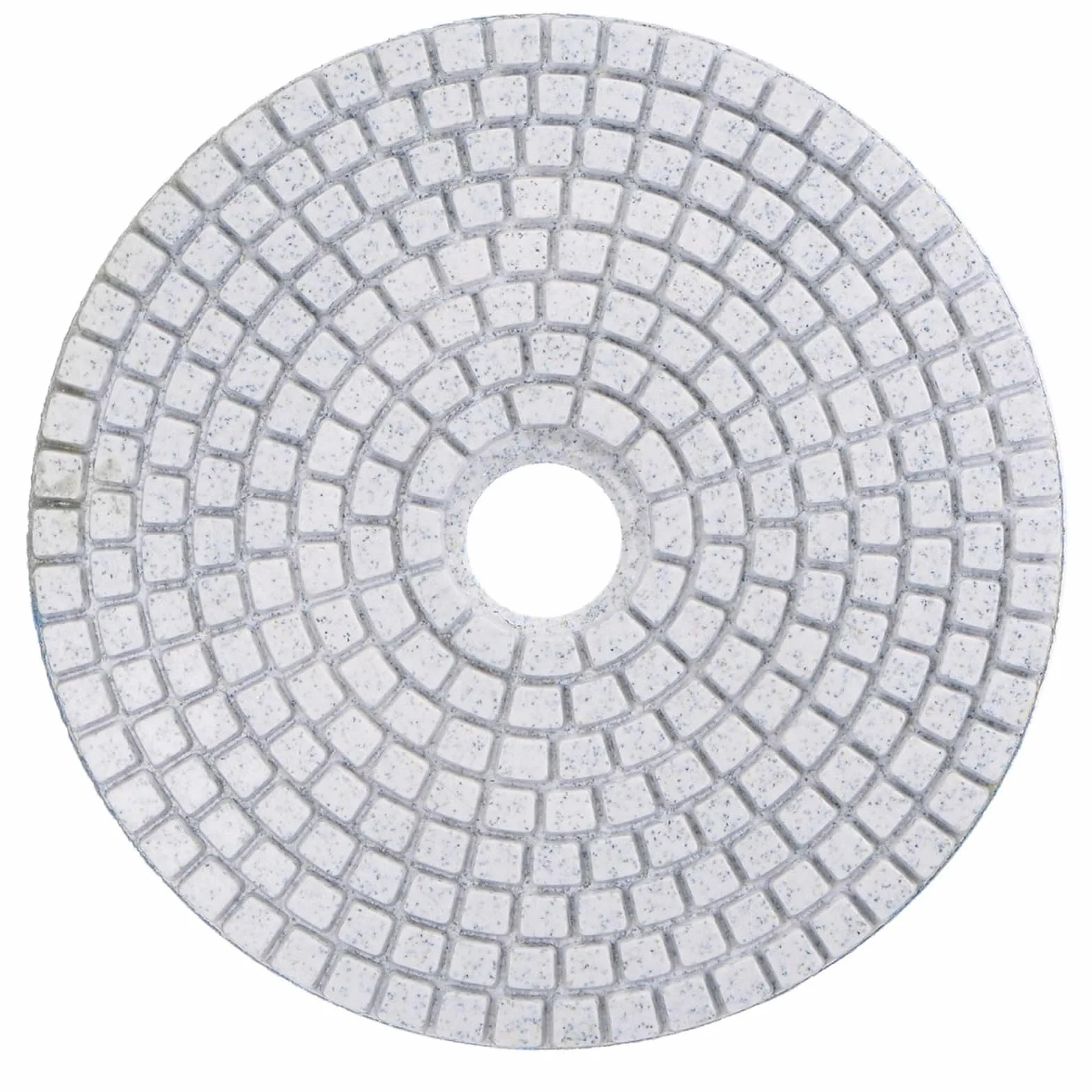 Almohadilla de pulido de diamante, 6 pulgadas, 150 mm, 100 granos, disco abrasivo para lijadora y pulidora, para granito, mármol, hormigón y piedra, gancho de apoyo (1 unidad)