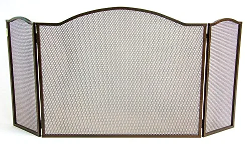 Protector de espinillas con alas laterales de hierro forjado 100 x 50 cm