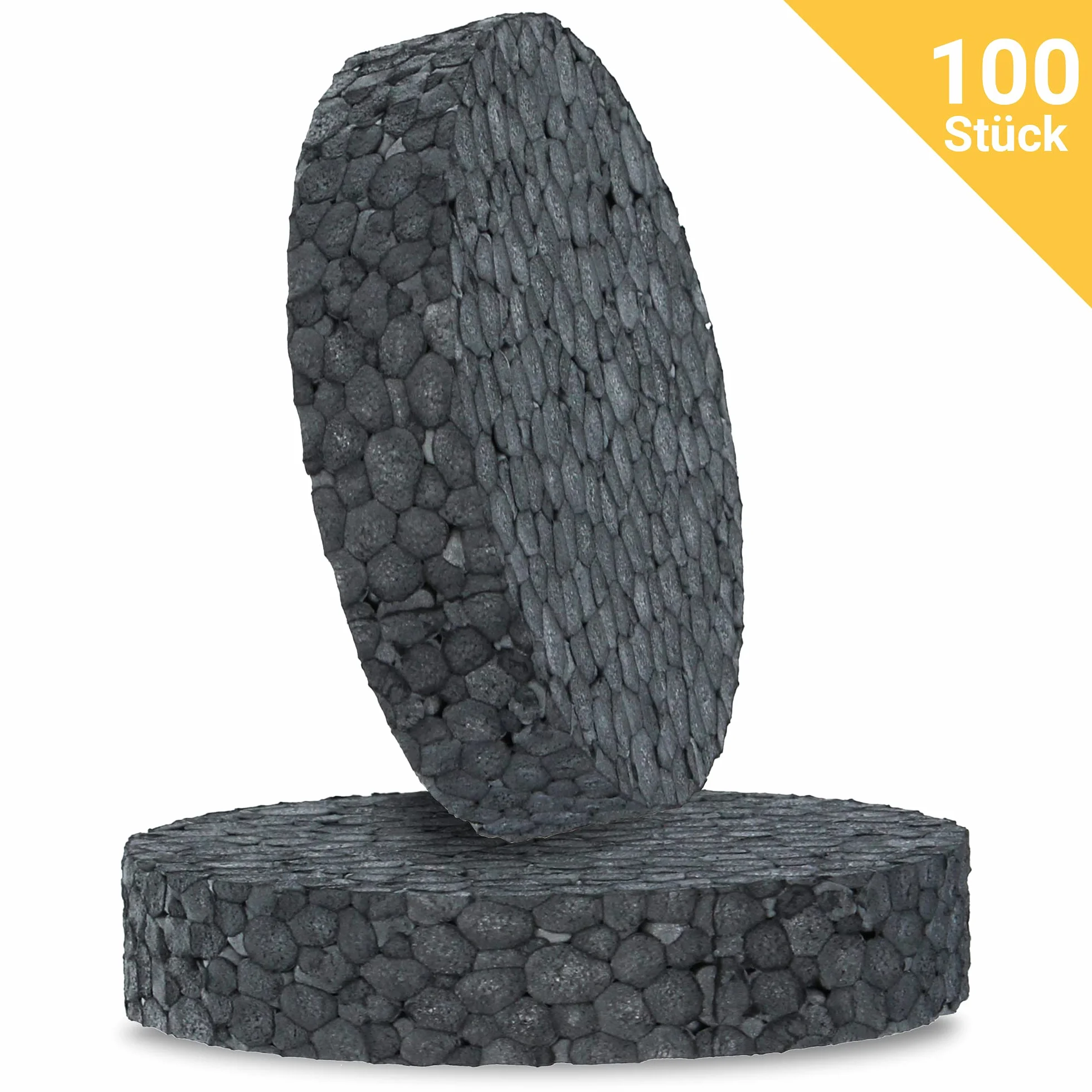 KLIMAS - Tapones de espuma de poliestireno EPS, diámetro 67 mm, grosor de grafito 17 mm, disco de poliestireno, para tacos, tacos, aislamiento térmico, fachada, accesorios
