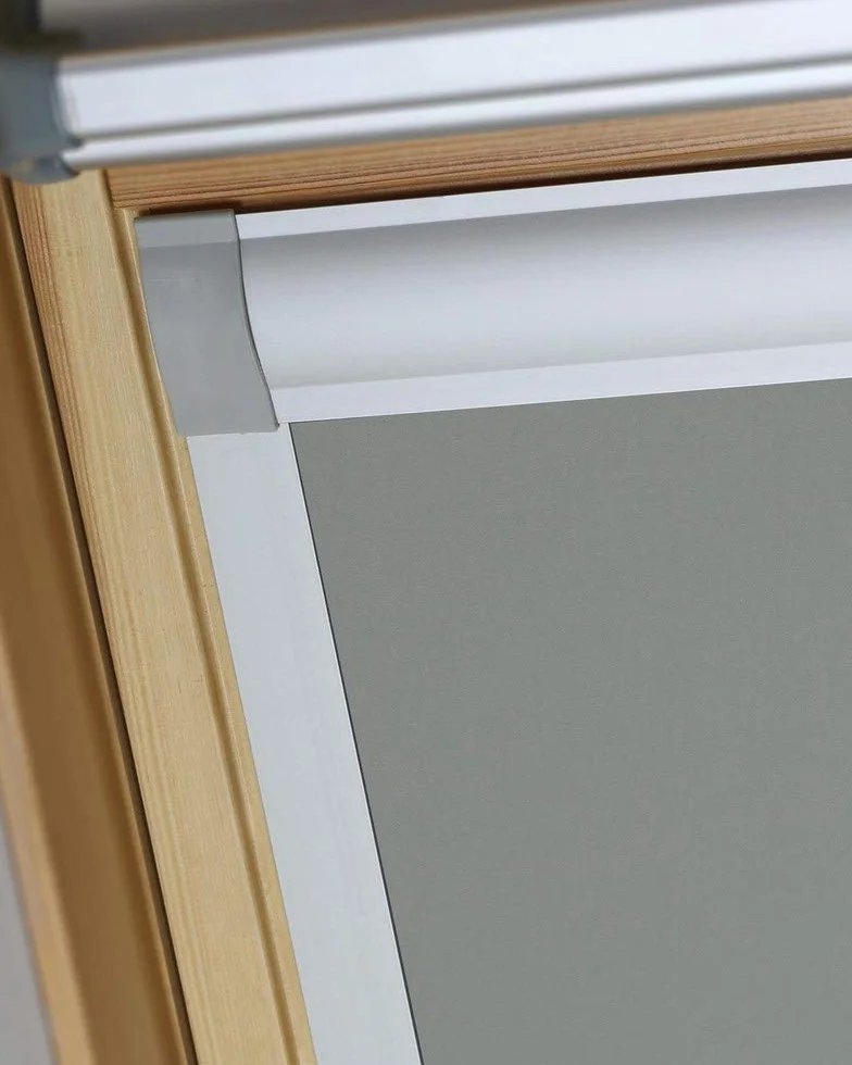 Bloc Skylight Blind Bloque tragaluz Estor UK04 para Velux Ventanas de Techo Blockout, Peltre