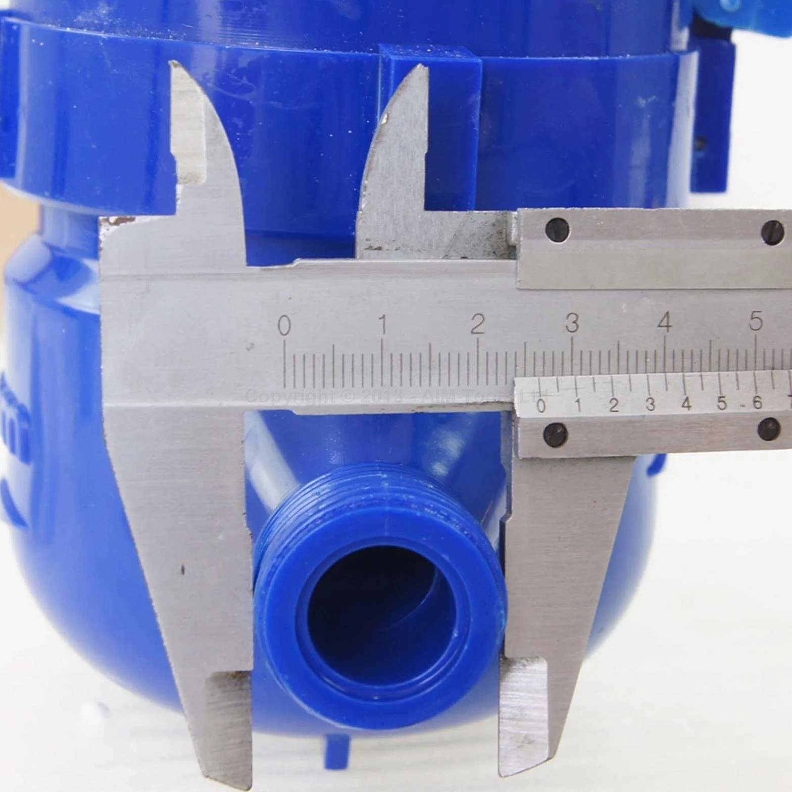 KATSU Contador de Agua Fría, Medidor de Flujo de Agua Doméstico de Jardín de Plástico ABS de 15 mm, Tipo Húmedo 15180515