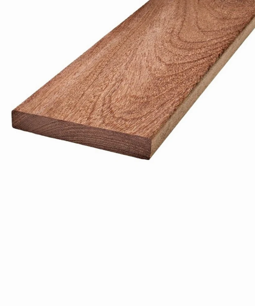 Tablones de terraza de Cumarú de BioMaderas, FSC 100% 21 mm de grosor, 145 mm de ancho (152 cm de longitud)