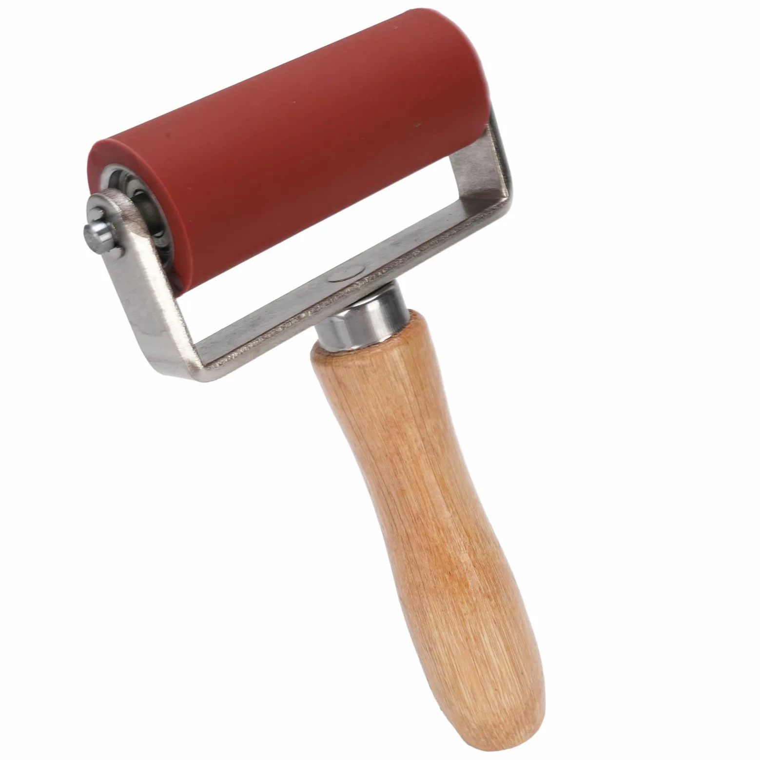 Rodillo de Costura de Silicona, Herramienta de Soldadura de Presión de Presión de Costura de Silicio Resistente a Alta Temperatura, Rodillo de Mano de 32 Mm de Diámetro de 80 Mm