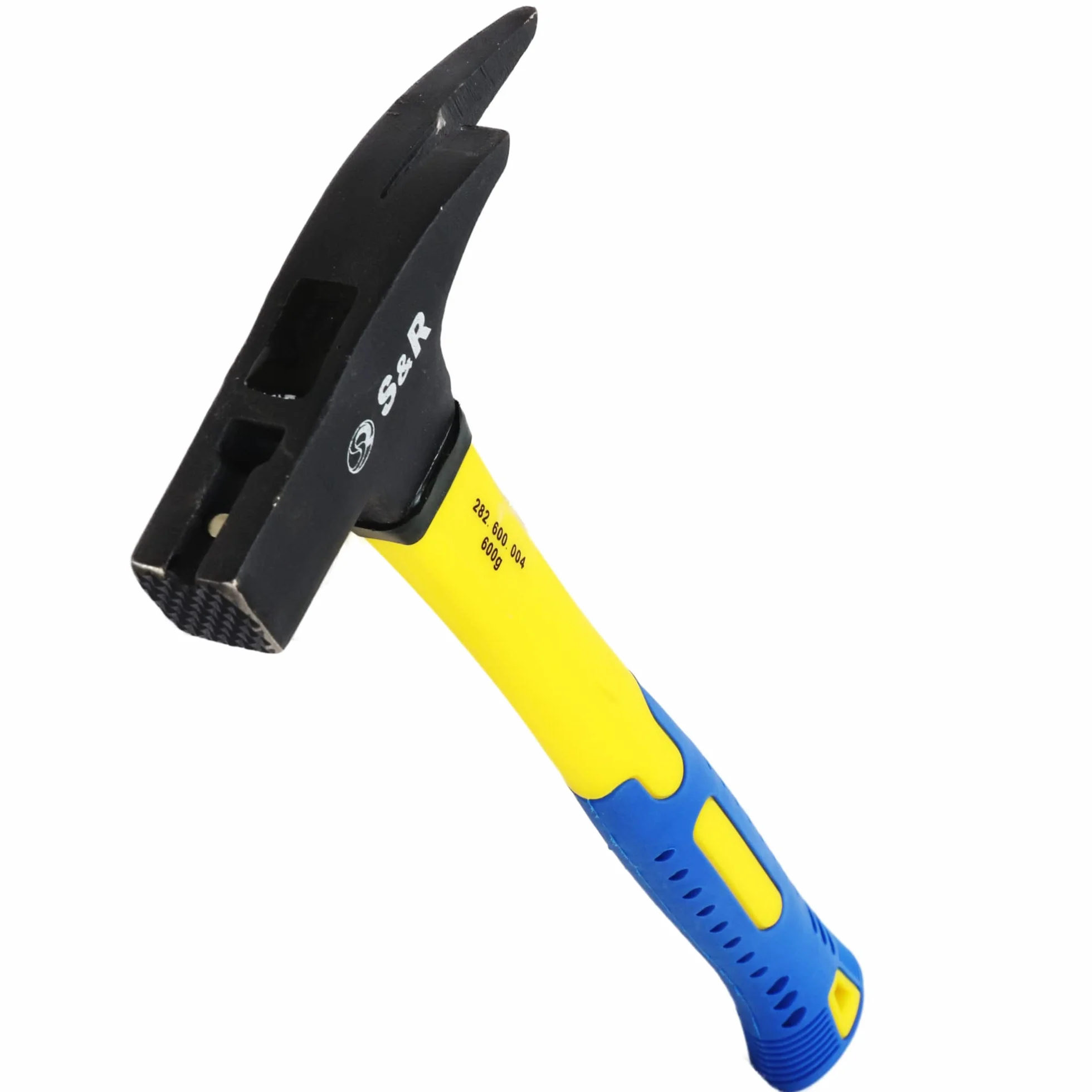 S&R Martillo de Carpintero/Encofrador 600 Gr. Mango en Fibra de Vidrio