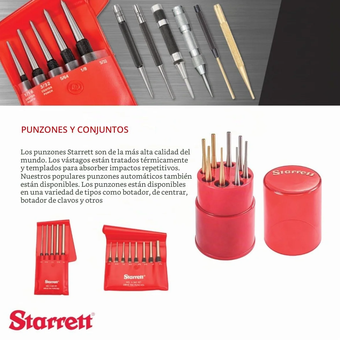 Starrett 18C Granete Automático de Acero aleado.