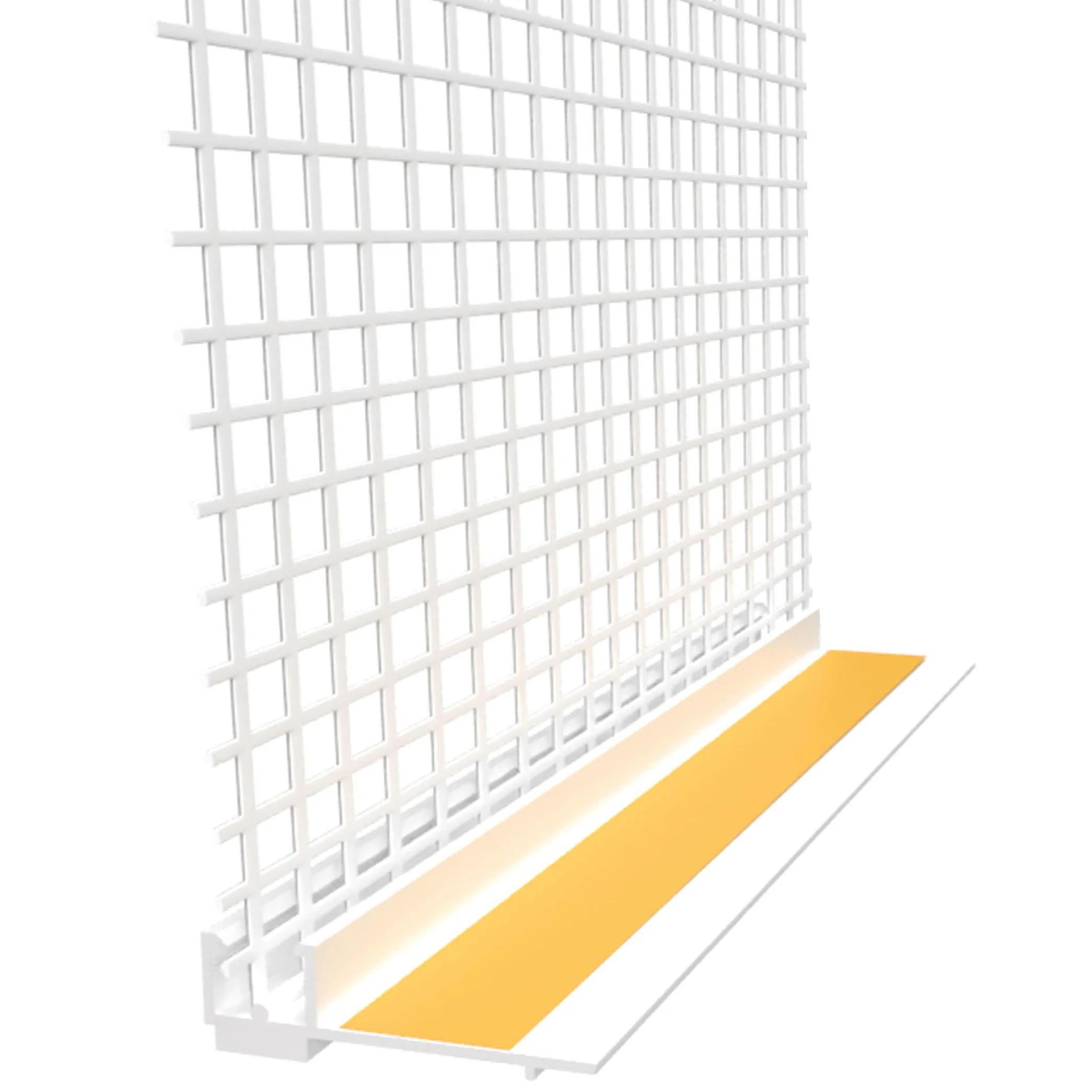 30 x anputz (tejido de 6 mm con por 1,4 m PVC Putz trozos de perfil Recubrimiento tejido