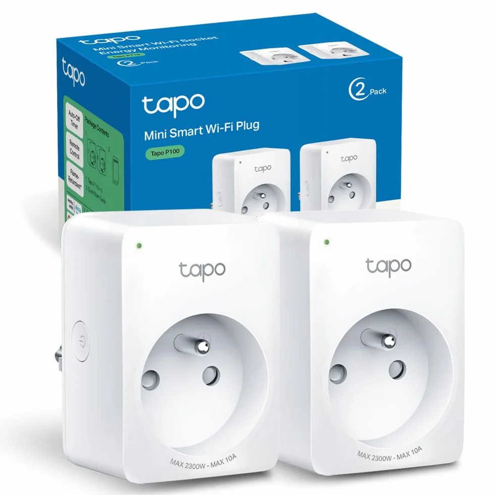 TAPO P100 Prise wifi Pack de 2