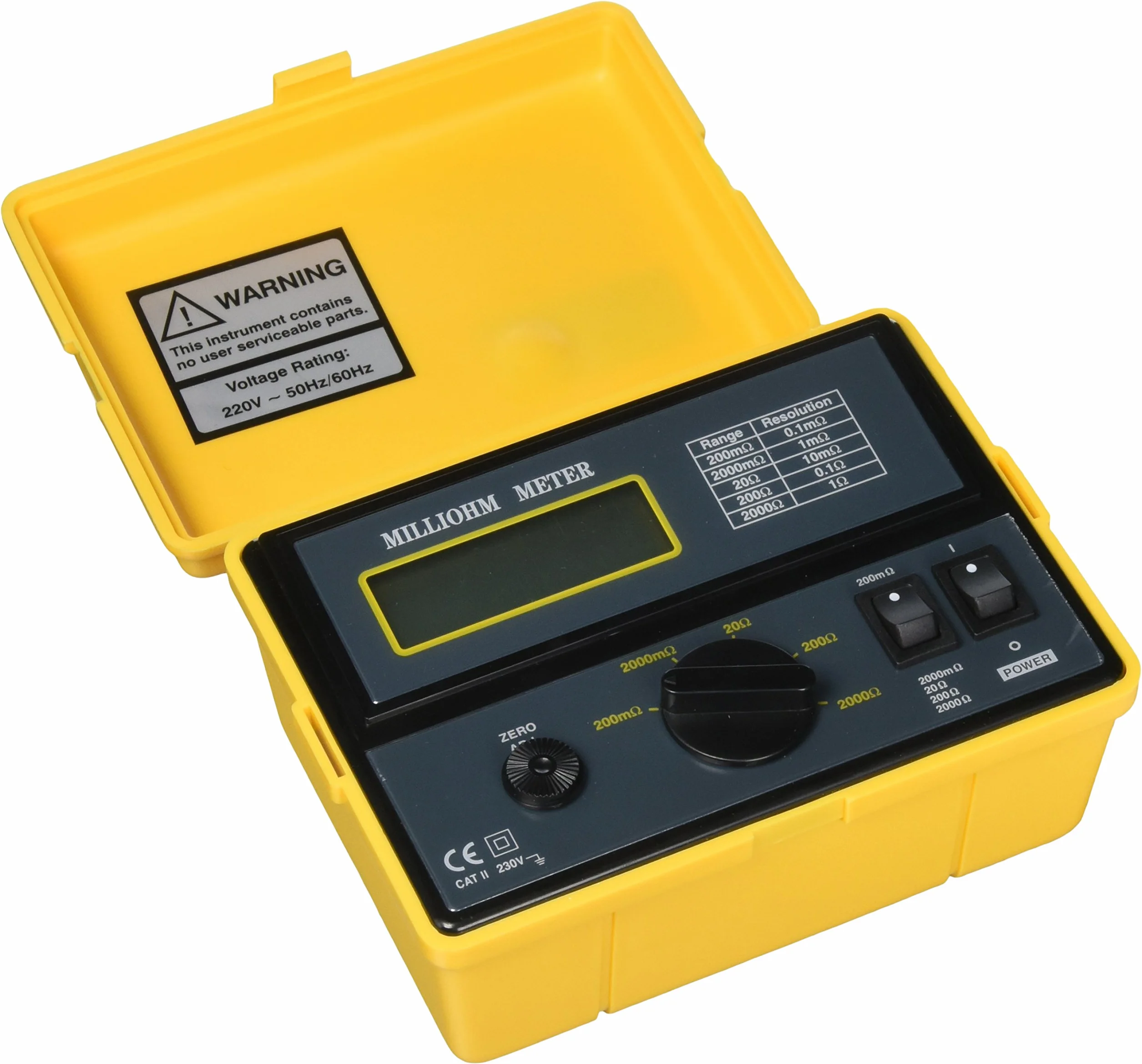 Extech 380462 Medidor de miliohm de precisión 220 VCA
