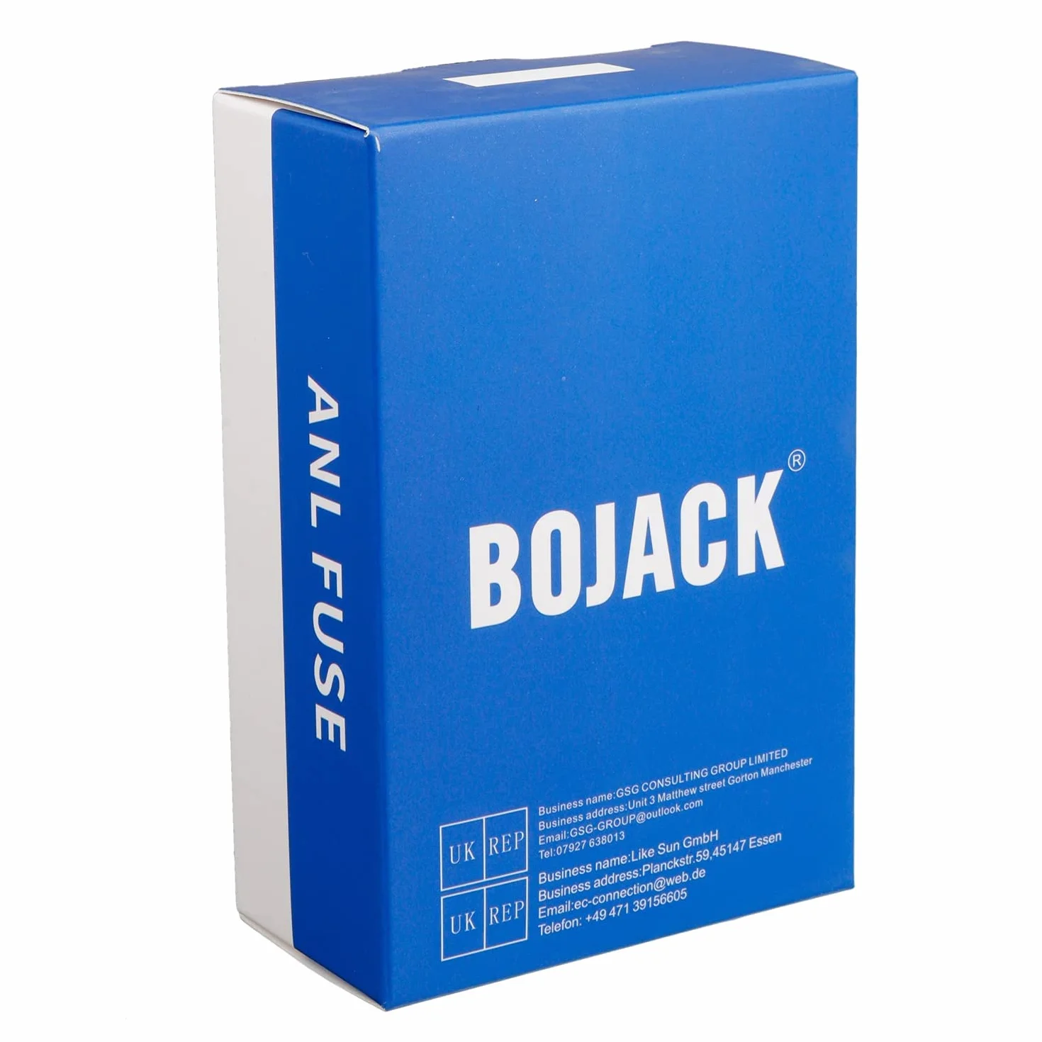 BOJACK 250A ANL Portafusibles Clear Shell y Fusibles 250 Amp 32 VDC para Sistema de Audio