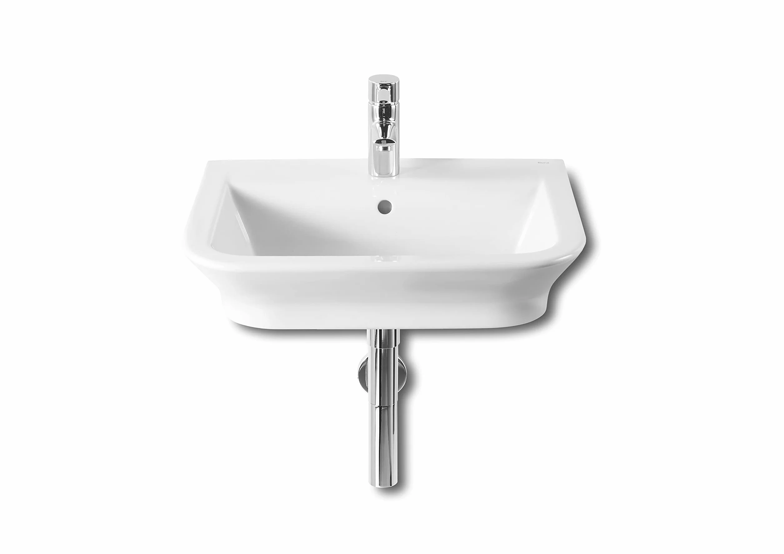 Roca,The Gap Original,Lavabo de porcelana mural,Blanco,550mm x 470mm x 140mm,A327475000