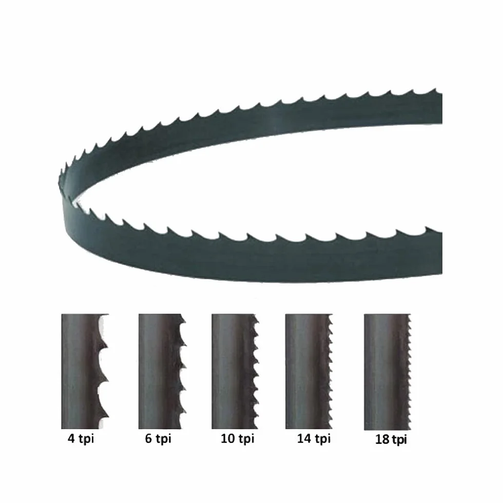 Hojas de sierra de cinta 1575x9,5x0,35 mm 4-6-10 TPI Carbono Accesorios carpintería 2 piezas