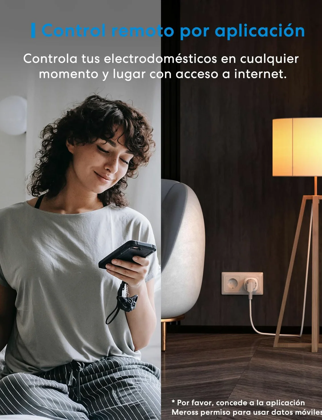 Meross Enchufe Inteligente Matter con Consumo de Energía, 16A Enchufe Inteligente Mide Producción de Paneles Solares Fotovoltaicos, Soporte para Apple Home, y Google Home, Control Remoto y Voz, 2PC