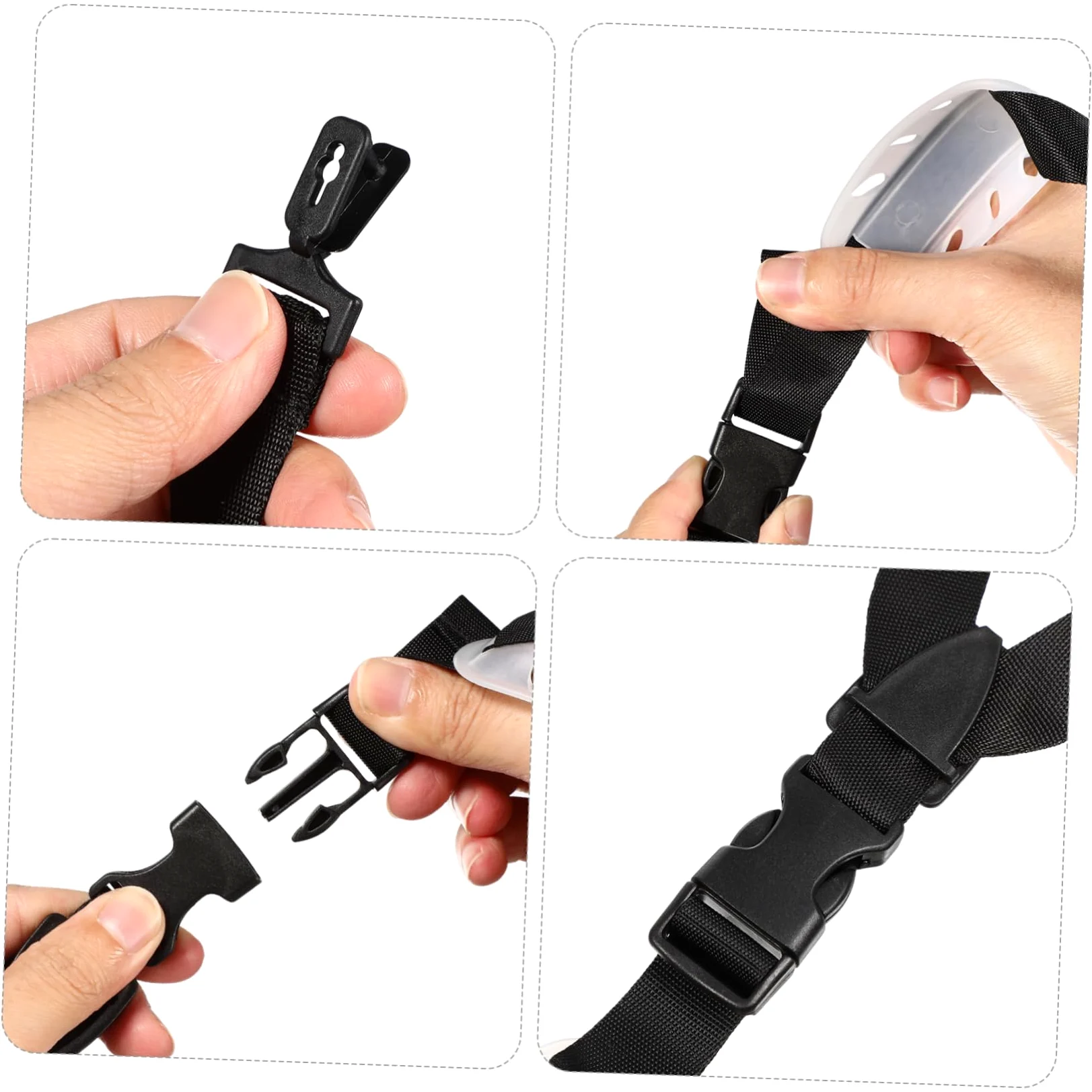 Vaguelly 6piezas Unidades Correas Ajustables para Casco con Barbuquejo Resistente Poliéster Reemplazo Cómodo para Cascos De Construcción y Uso Industrial Exterior