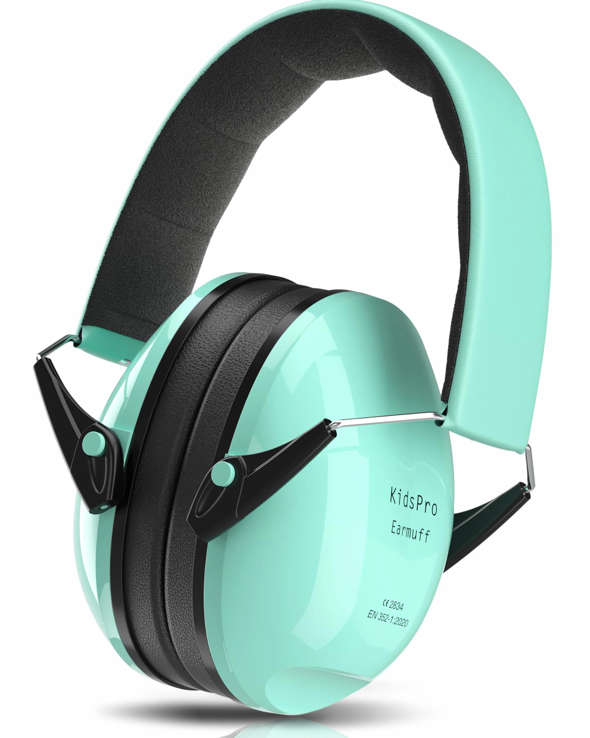 Senner ® KidsPro | Protectores auditivos para niños - Auriculares con SNR de 28 dB - Para niños hasta 12 años, ajustables - Protectores de oído - Turquesa