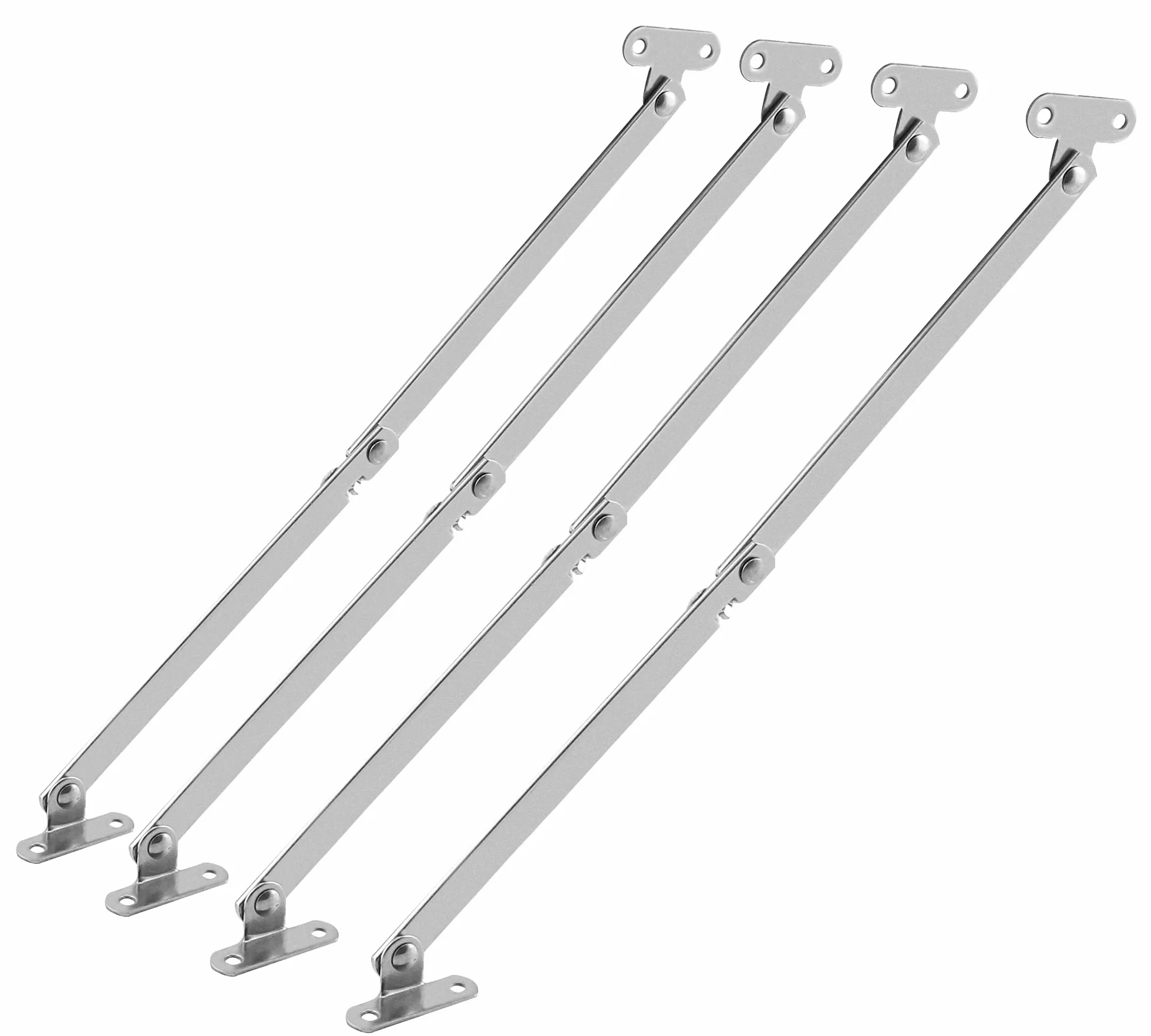QWORK 4 Piezas Bisagra Plegable Abatible para Caja Armario Muebles
